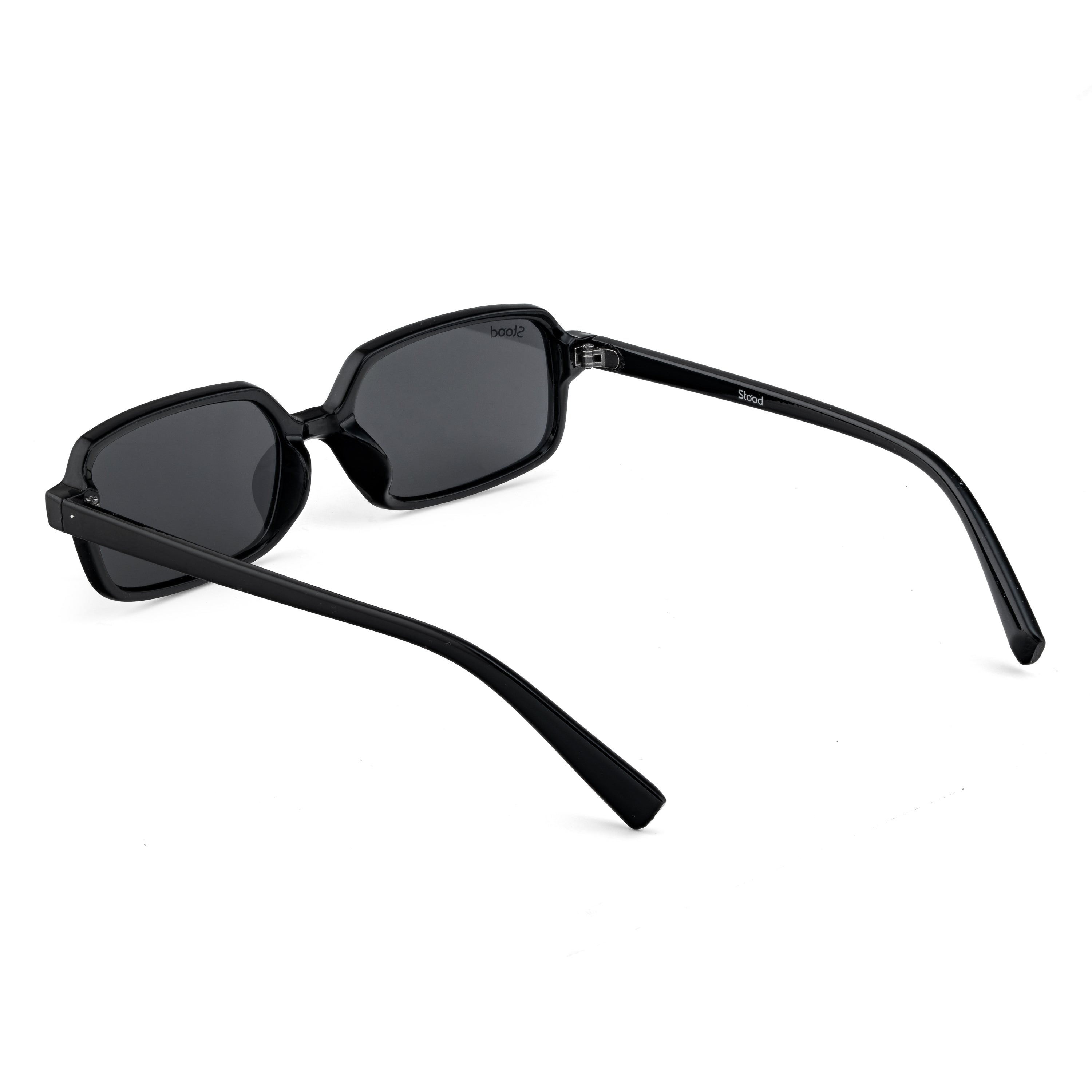 Stood Retro Square Black UV Protection Sunglasses For Men & Women Stylish – SG-STD0018-C1