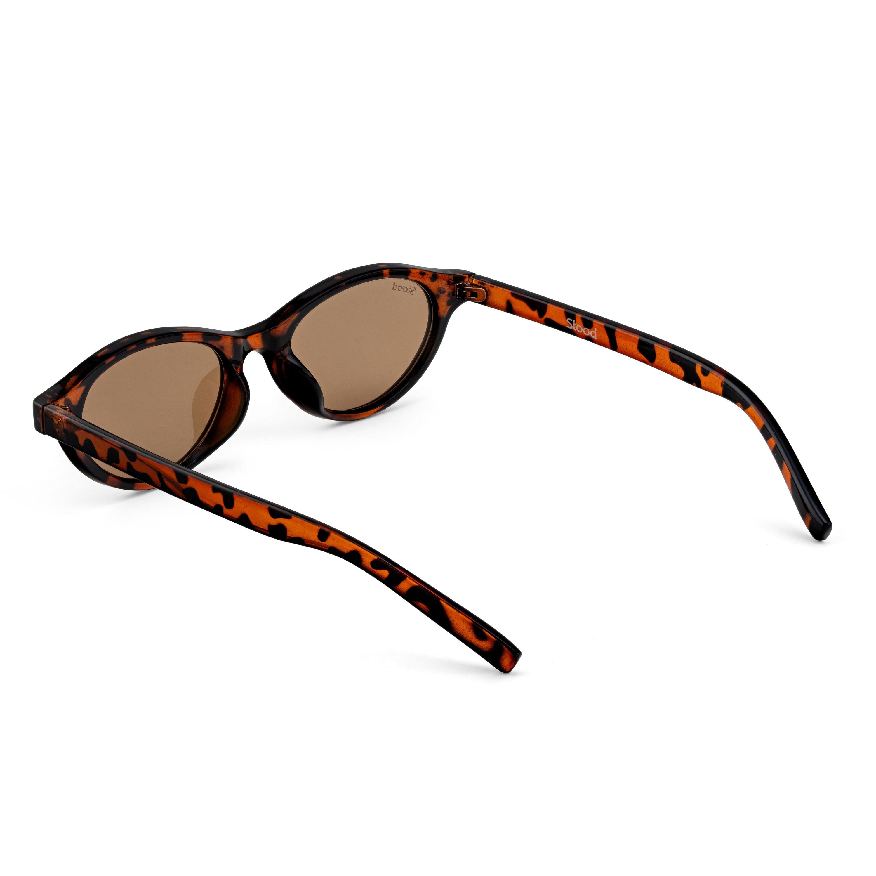 Stood Narrow Oval Brown UV Protection Goggles For Men & Women Sunglasses – SG-STD0015-C3