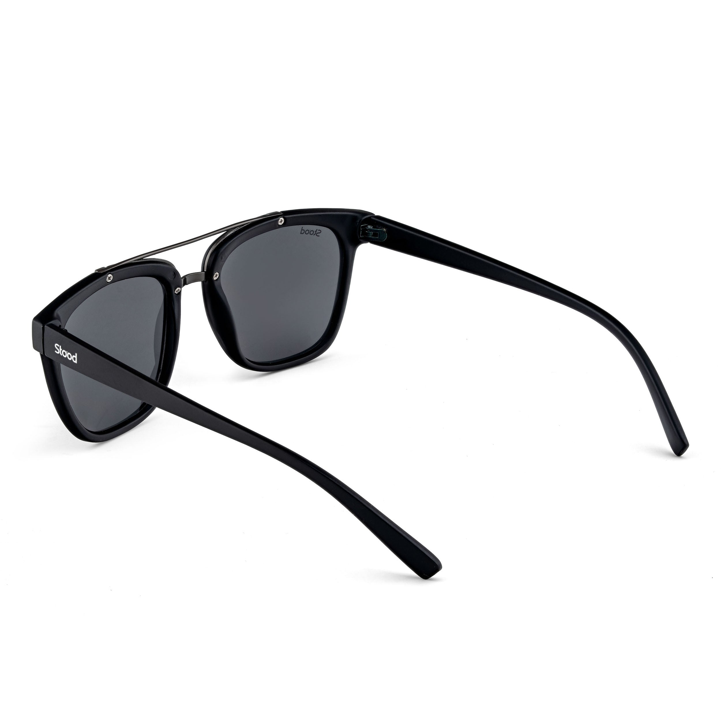 Stood Retro Square Black UV Protection Sunglasses For Men & Women Stylish – SG-STD0021-C1