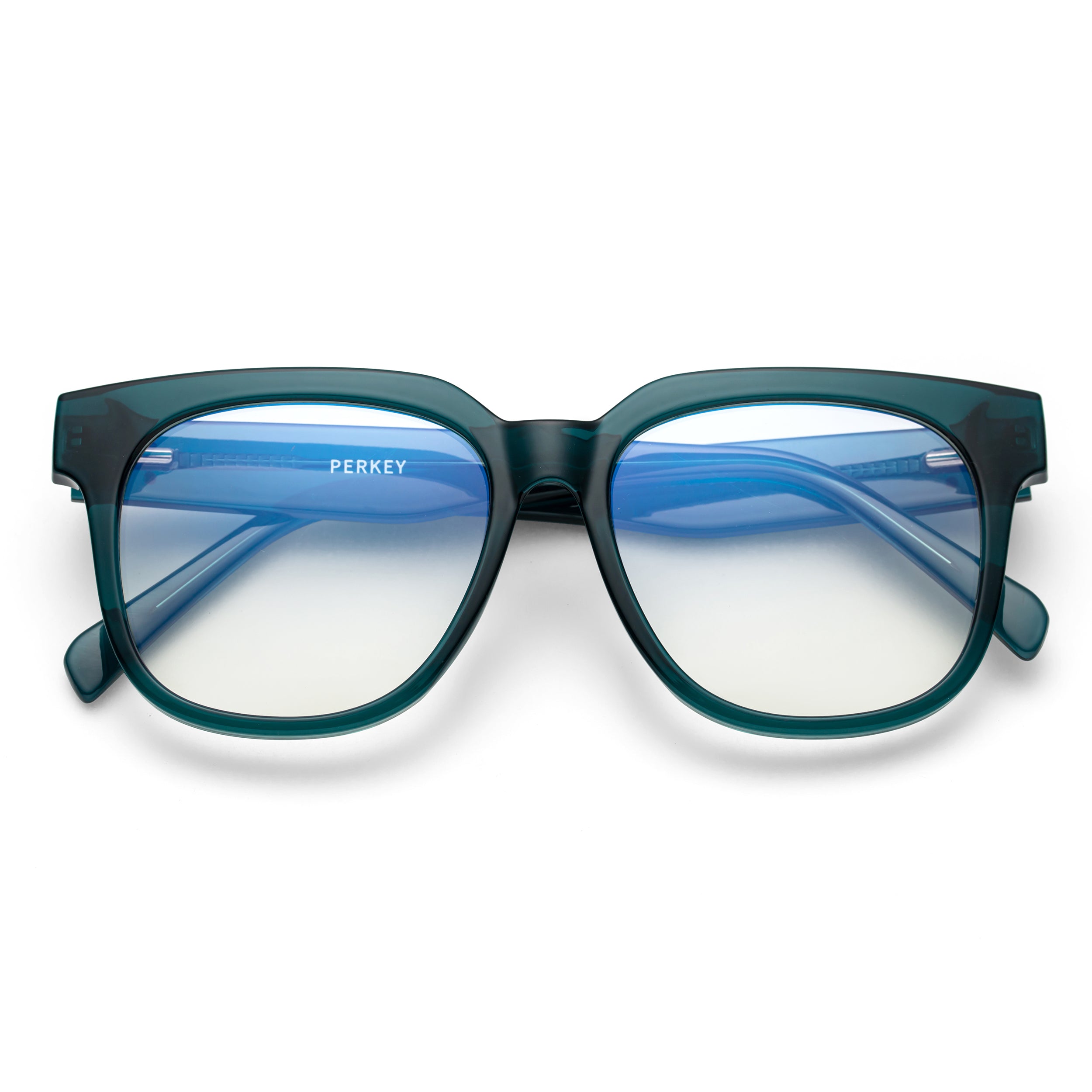 PERKEY Full Rim Square-Oversized Computer Glasses For Eye Protection Men Women - OPTL003-C4