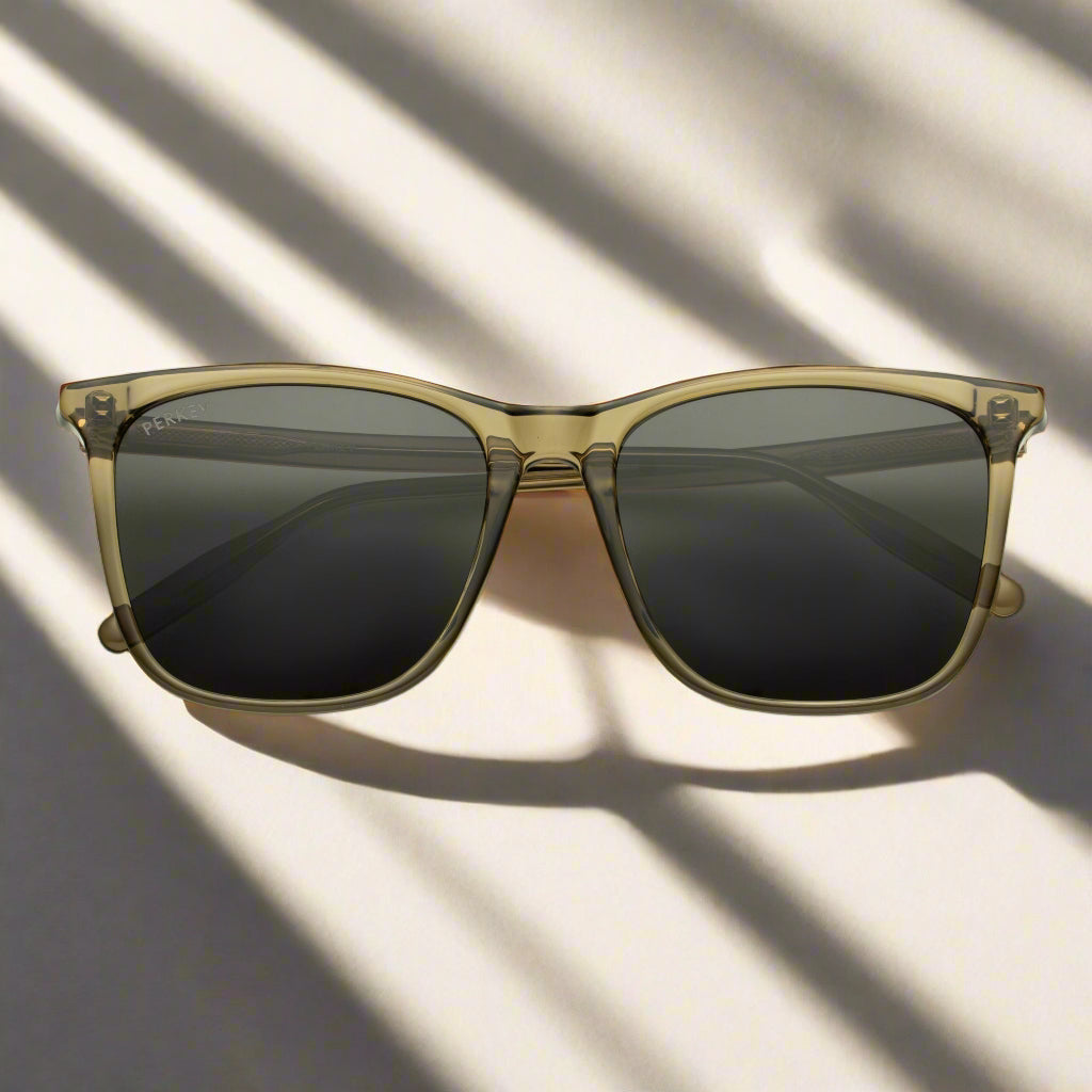 PERKEY Square-Oversized Polarized Stylish Sunglasses Men Women - PRKY007-C3
