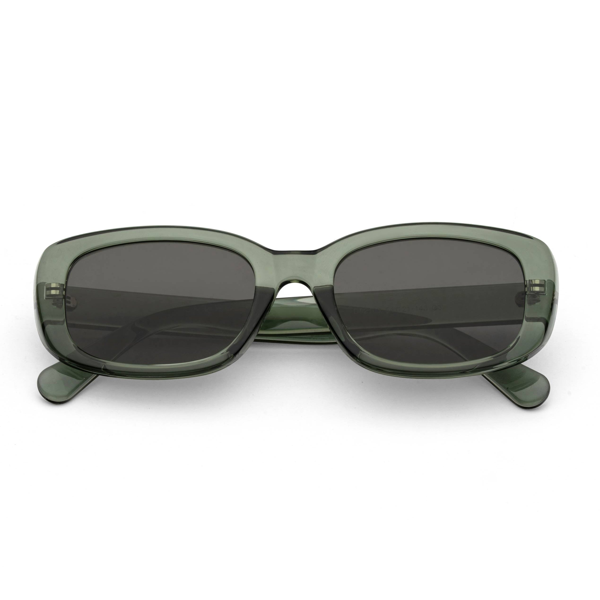 PERKEY 100% UV Protected Rectangle Shades For Women - PRKY0019-C2