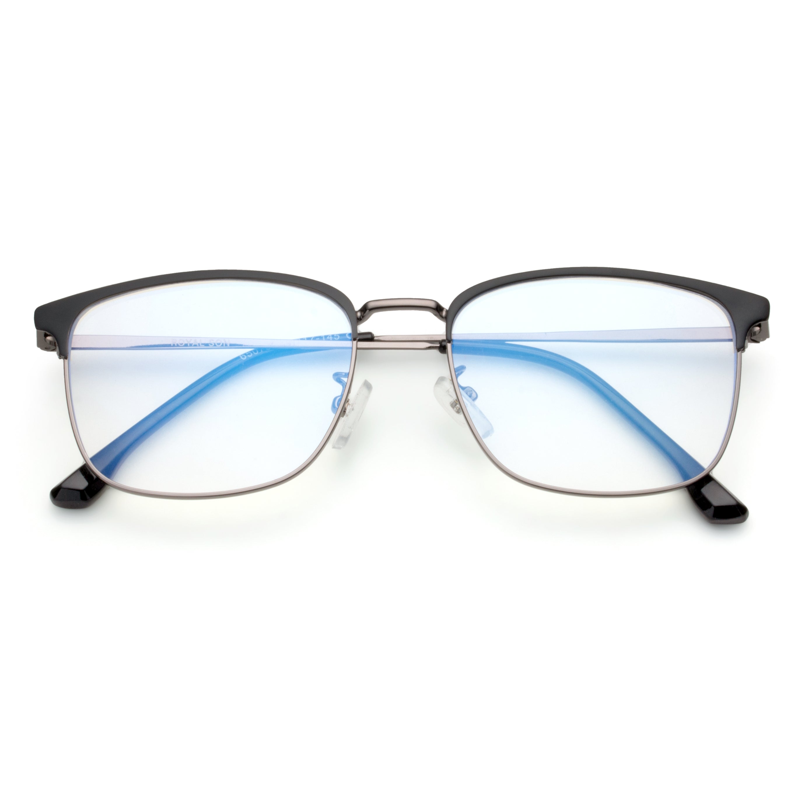 Royal Son Square Black Computer Glasses Blue Light Blocking Spectacles Frames Men Women - SF0087-C1