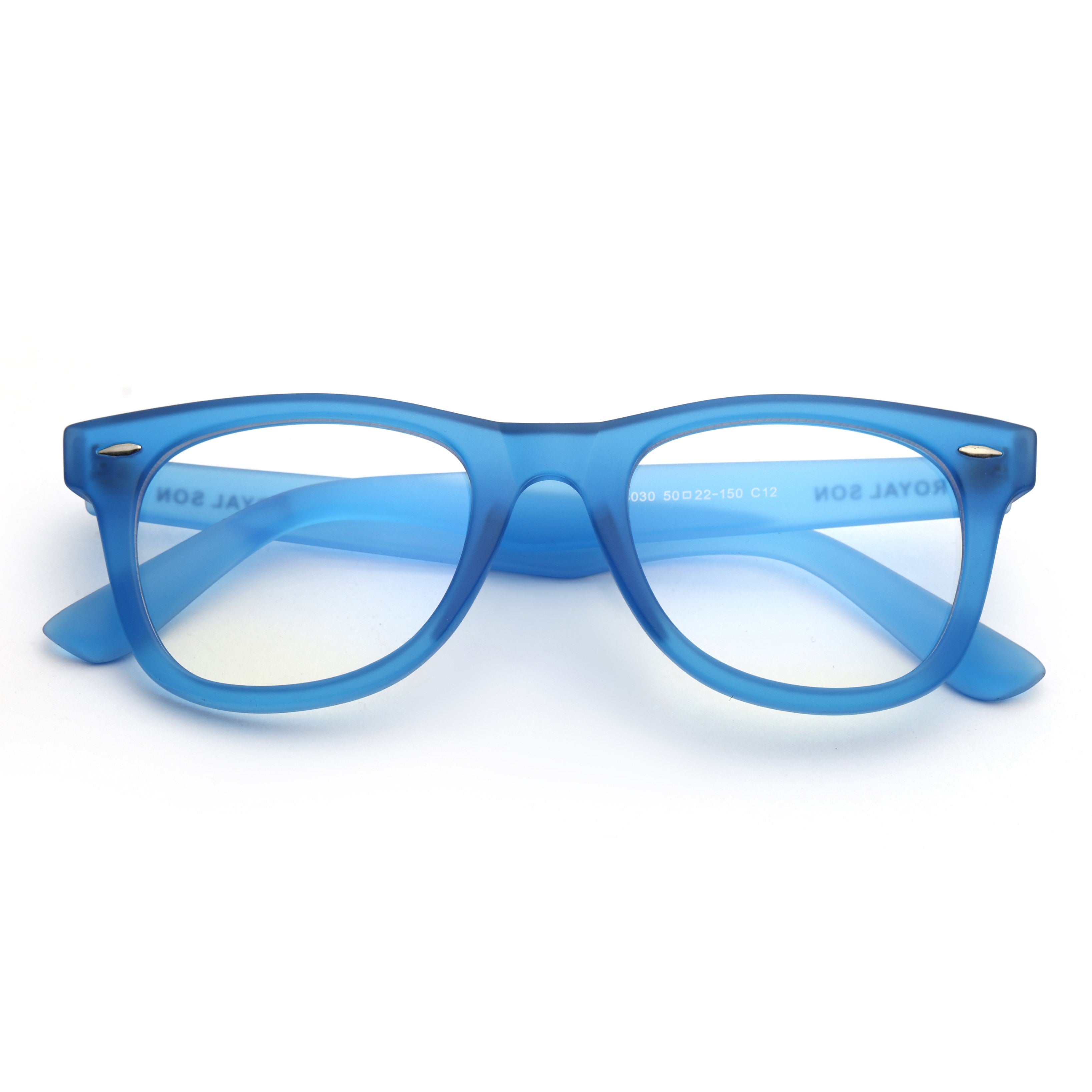 ROYAL SON Stylish Blue Cut Specs For Men Women - SF-RS3030-C12
