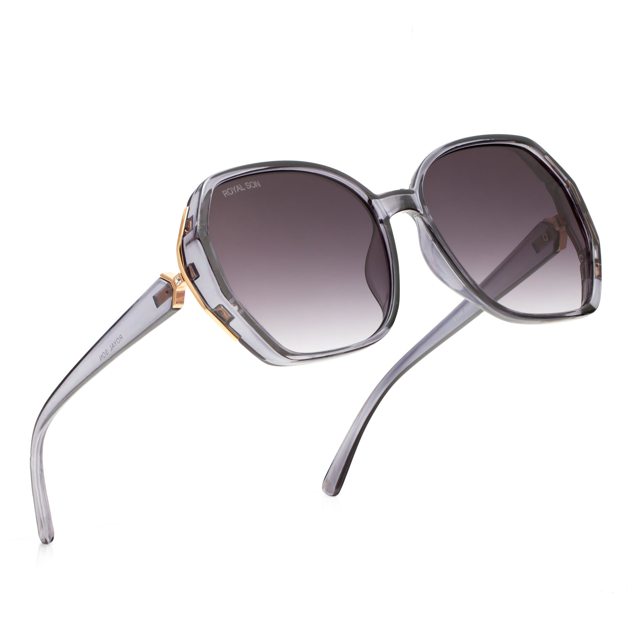 Royal Son Oversized Butterfly UV Protected Women Sunglasses - CHIWM00114-C2