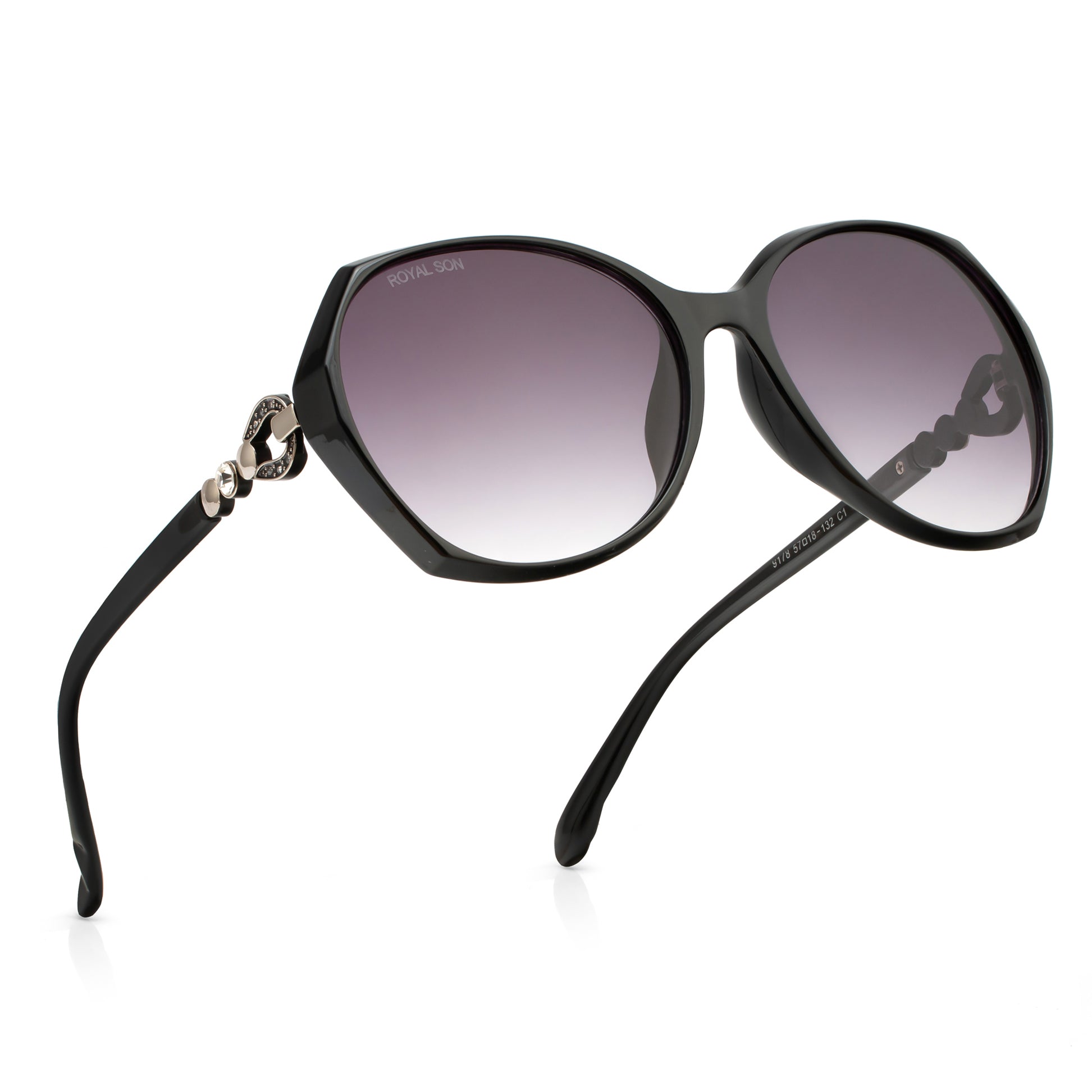 Royal Son Oversized Butterfly UV Protected Women Sunglasses - CHIWM00116-C1