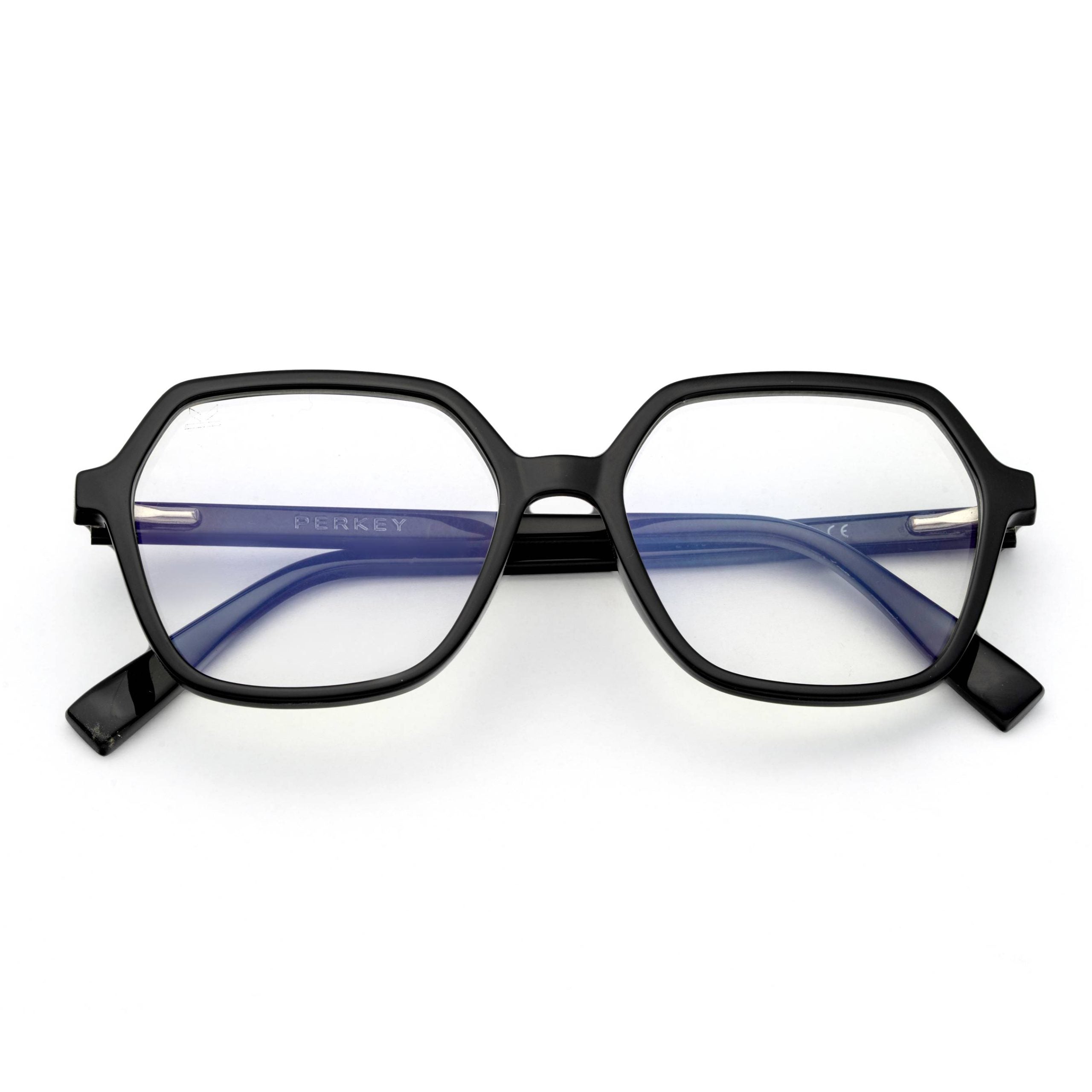 PERKEY Square Full Rim Computer Glasses for Women - OPTL0019-C1