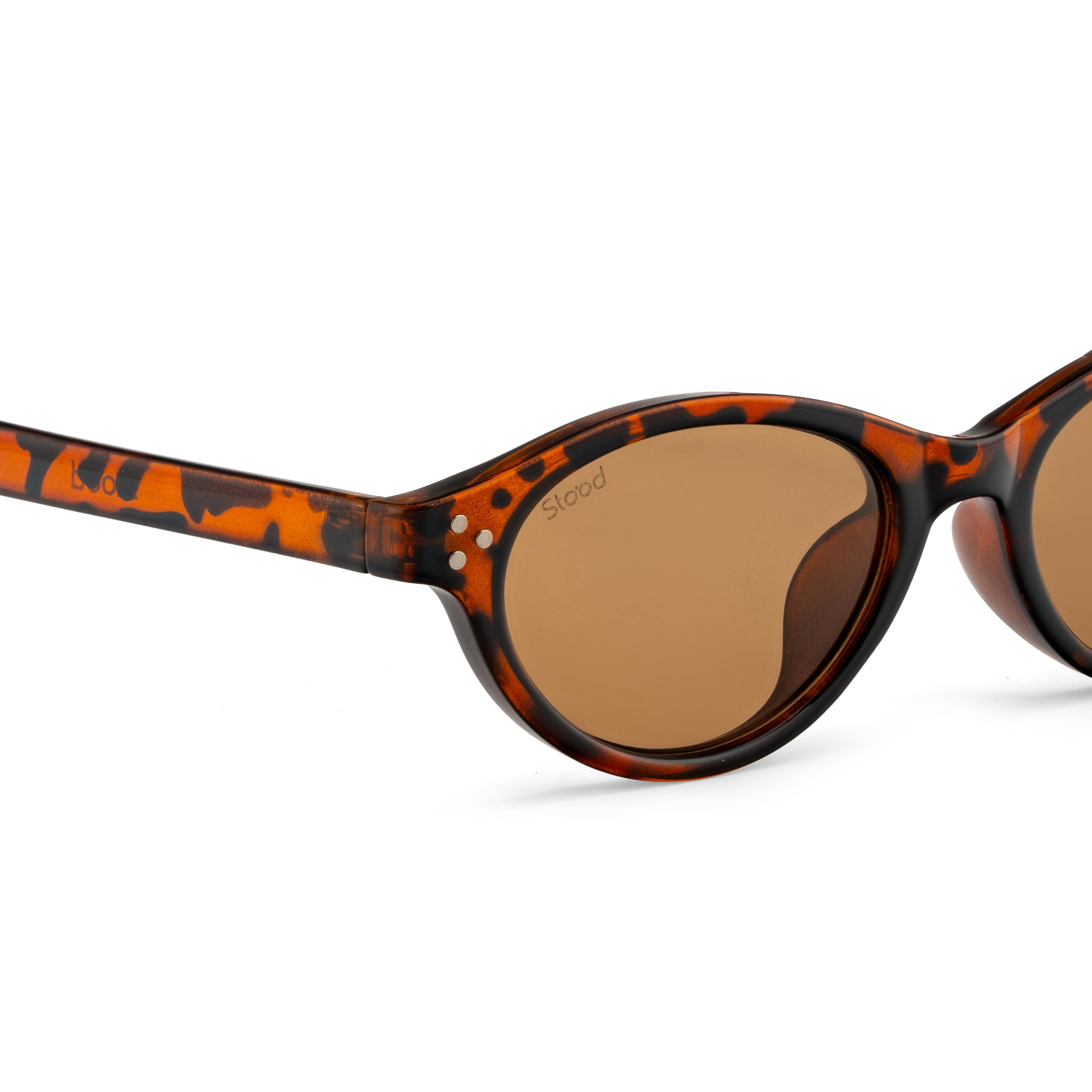 Stood Narrow Oval Brown UV Protection Goggles For Men & Women Sunglasses – SG-STD0015-C3