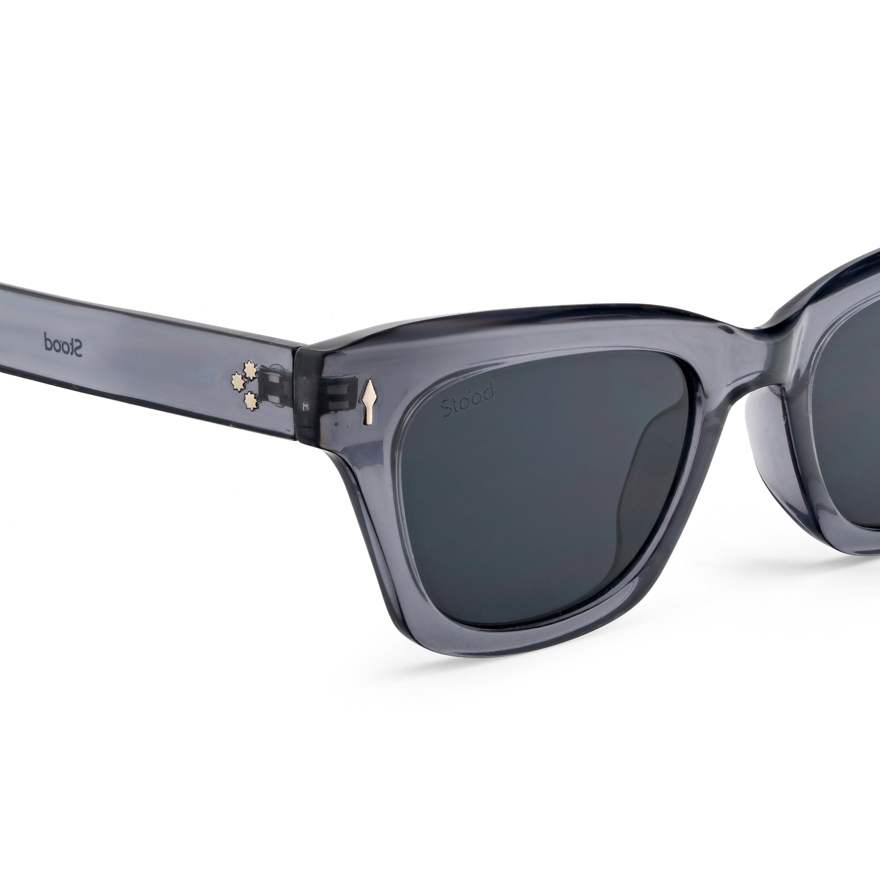 Stood Cat Eye Square Black UV Protection Chashma For Men & Women New Style – SG-STD0027-C2