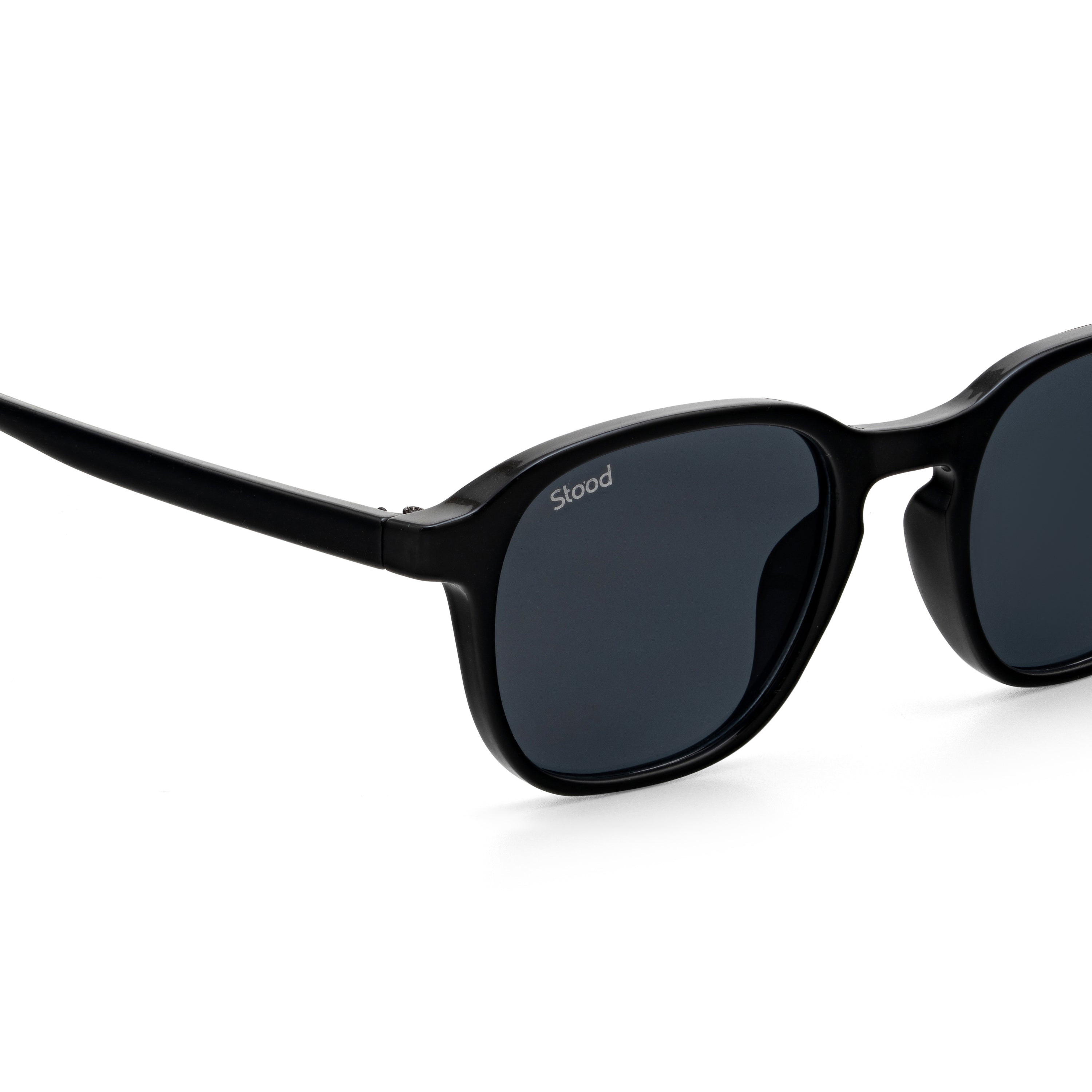 Stood Retro Square Black UV Protection Sunglasses For Men & Women Stylish – SG-STD0011-C1