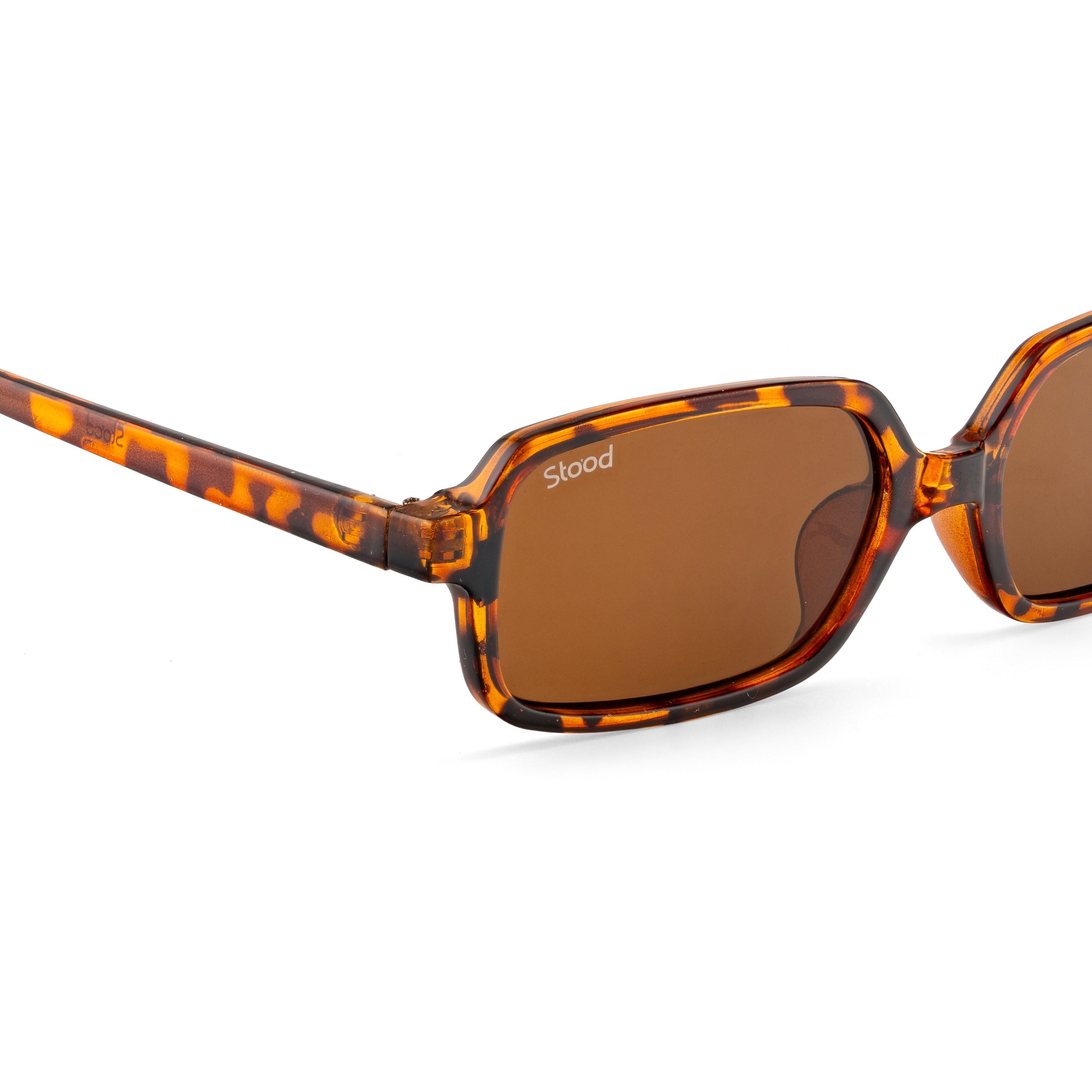 Stood Retro Square Brown UV Protection Goggles For Men & Women Sunglasses – SG-STD0018-C3