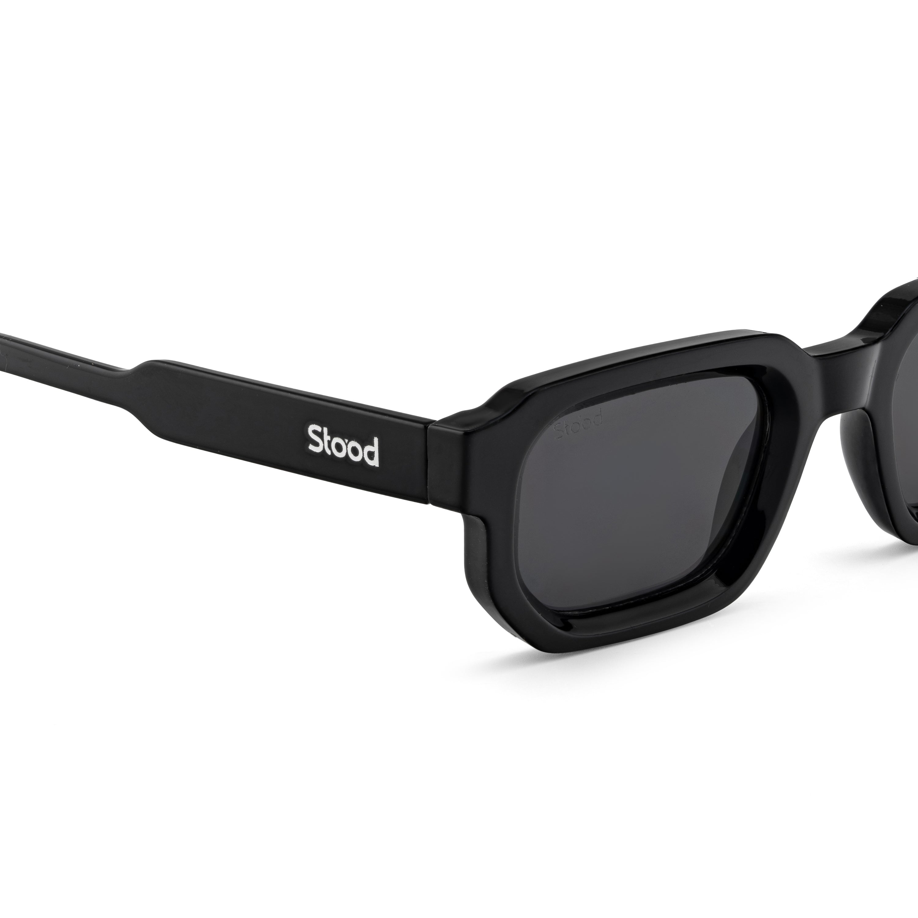 Stood Retro Square Black UV Protection Sunglasses For Men & Women Stylish – SG-STD0025-C1