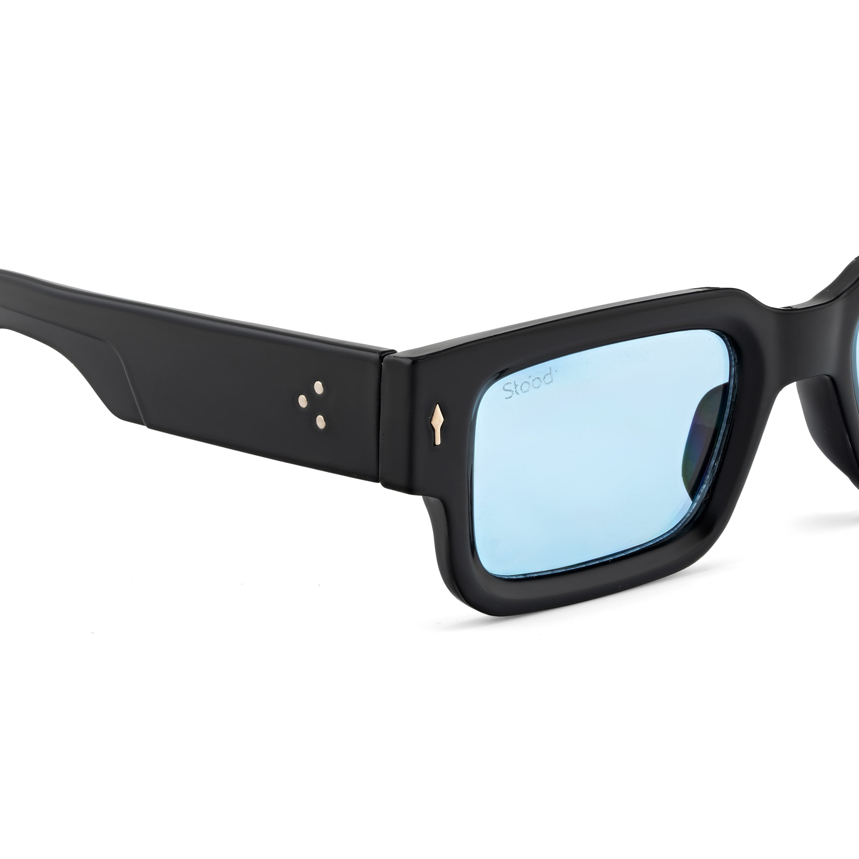 Stood Narrow Square Blue UV Protection Goggles For Men & Women Sunglasses – SG-STD0014-C4