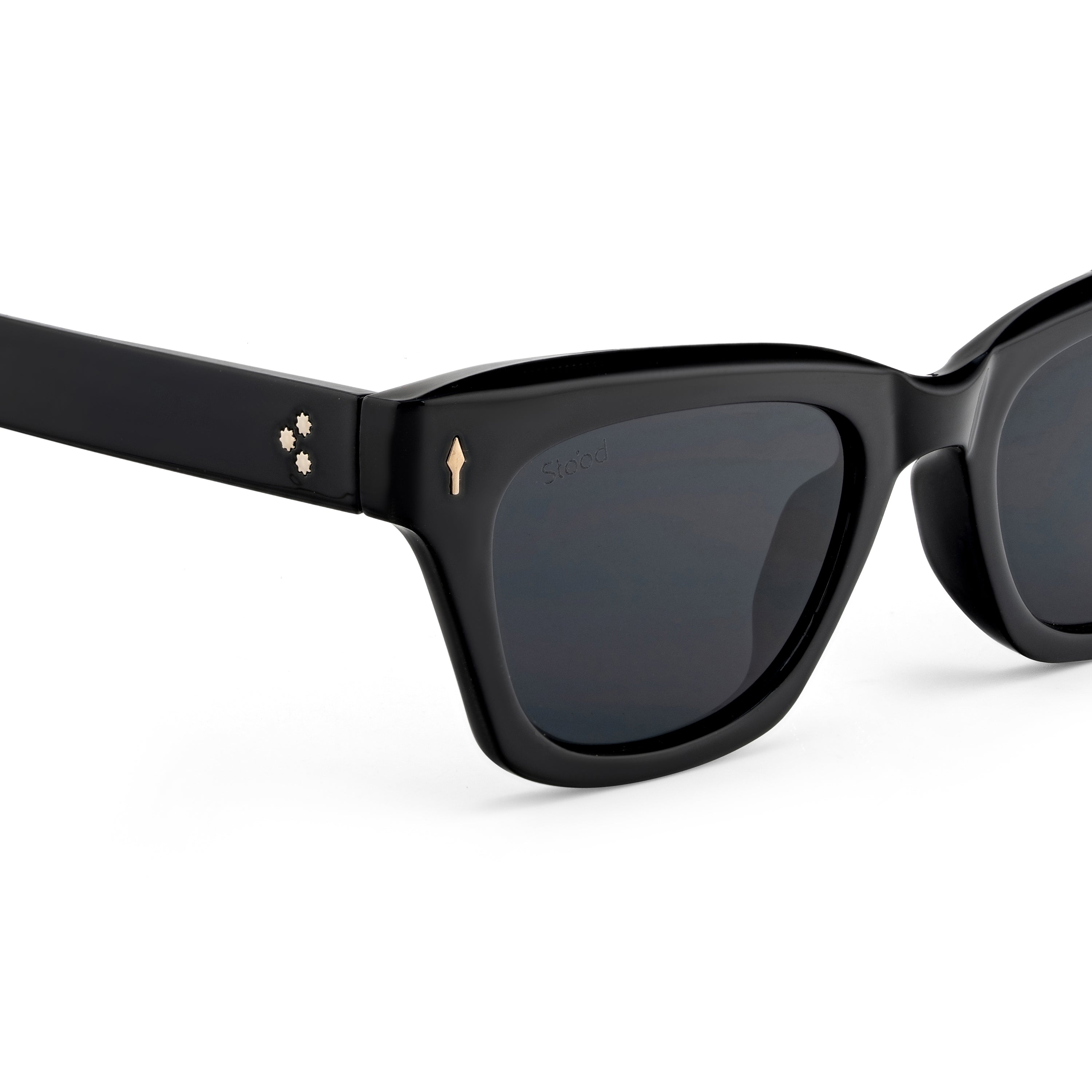 Stood Cat Eye Square Black UV Protection Sunglasses For Men & Women Stylish – SG-STD0027-C1