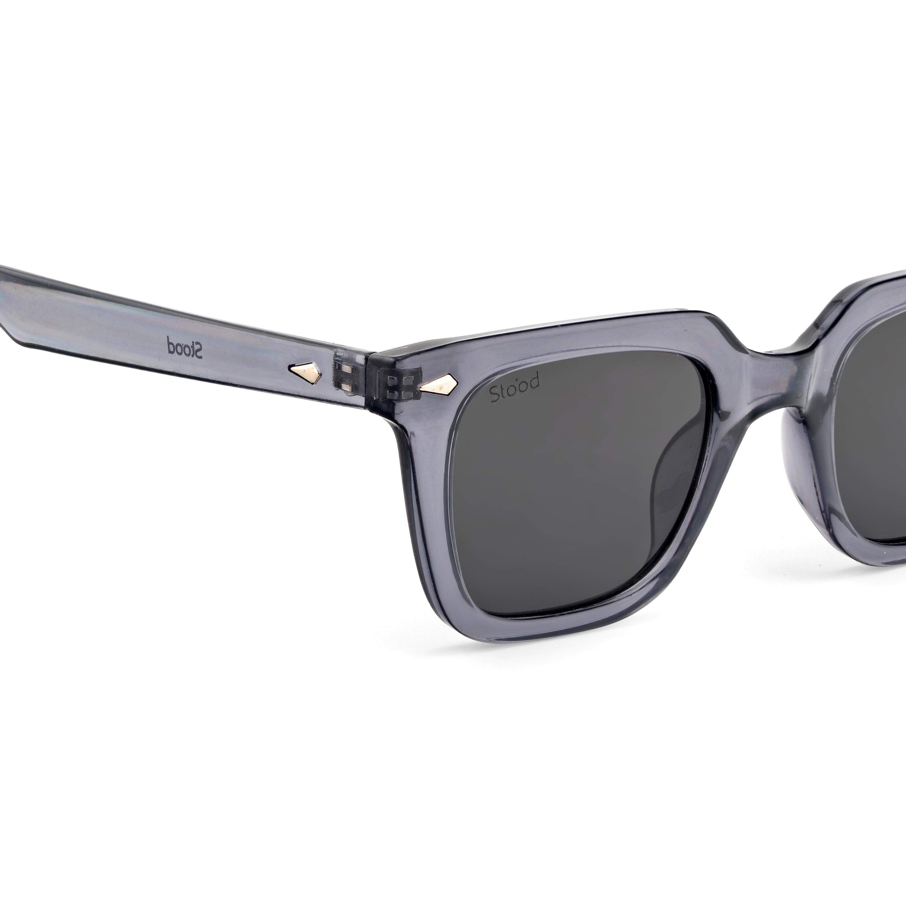 Stood Retro Square Black UV Protection Chashma For Men & Women New Style – SG-STD0013-C2