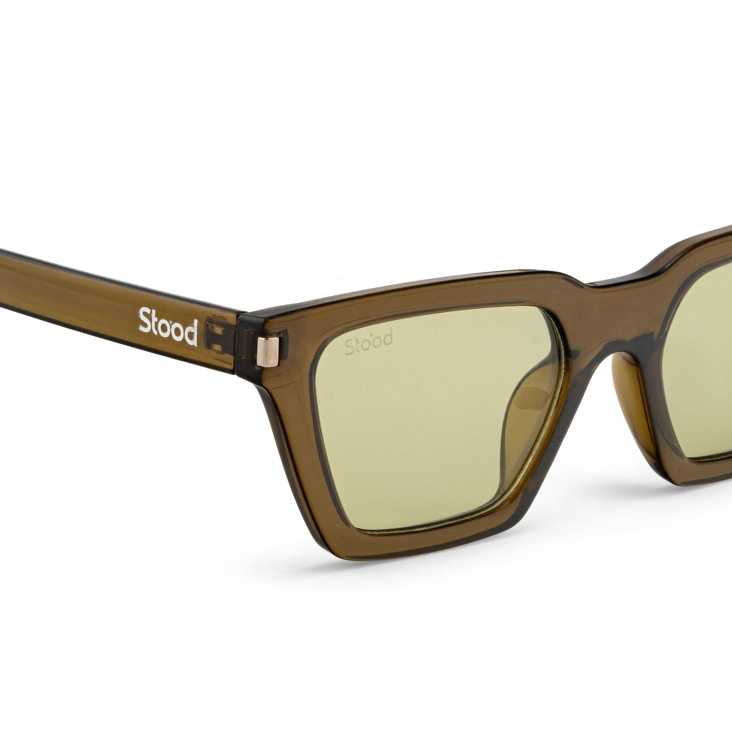 Stood Cat Eye Square Green UV Protection Goggles For Men & Women Sunglasses – SG-STD0012-C3