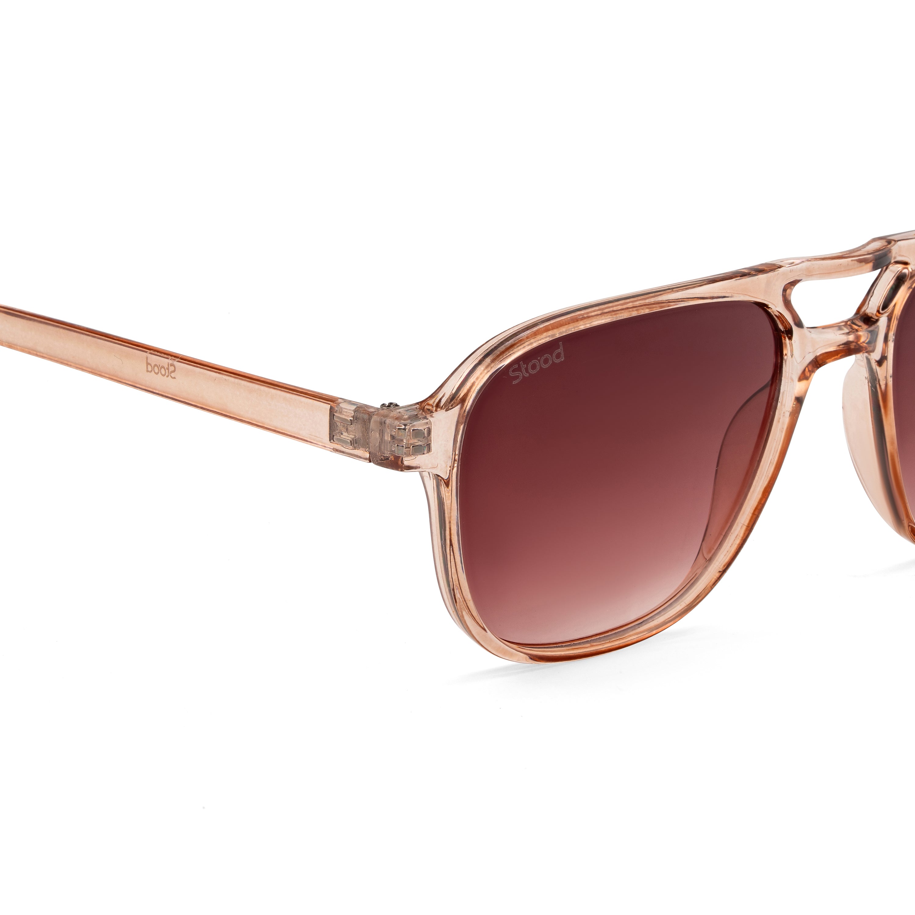 Stood Retro Square Brown UV Protection Goggles For Men & Women Sunglasses – SG-STD0017-C3
