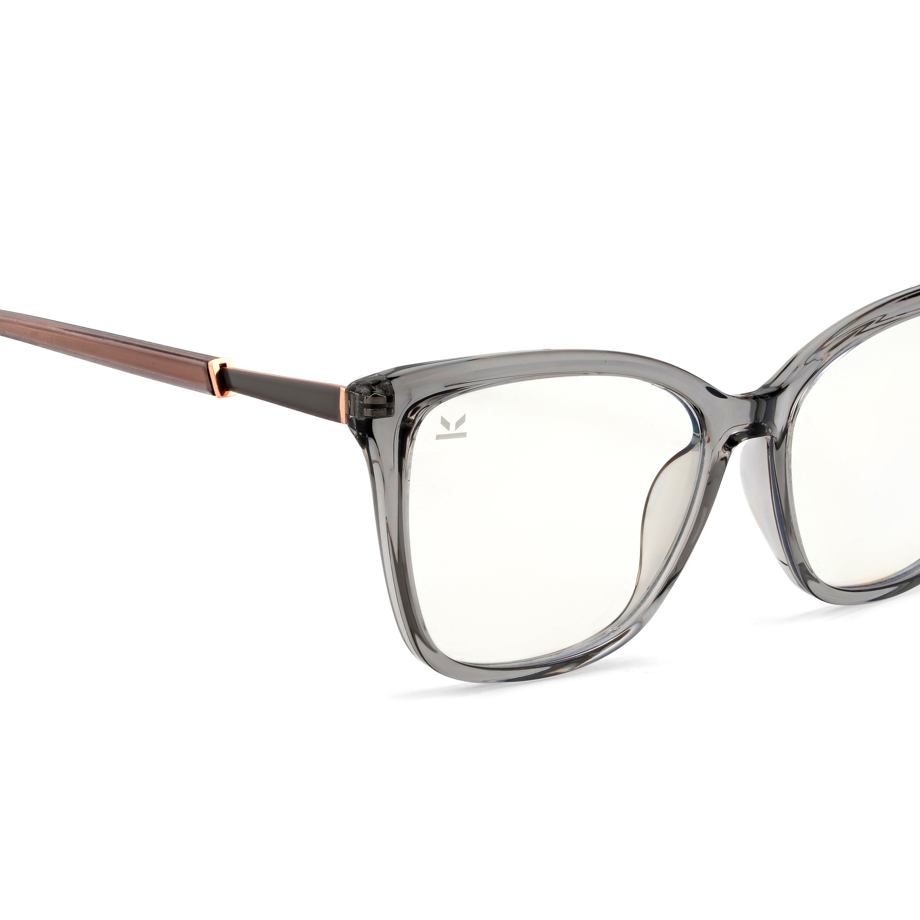 Perkey Square Cat Eye Protection Anti Glare Computer Glasses For Women –  OPTL0028-C3