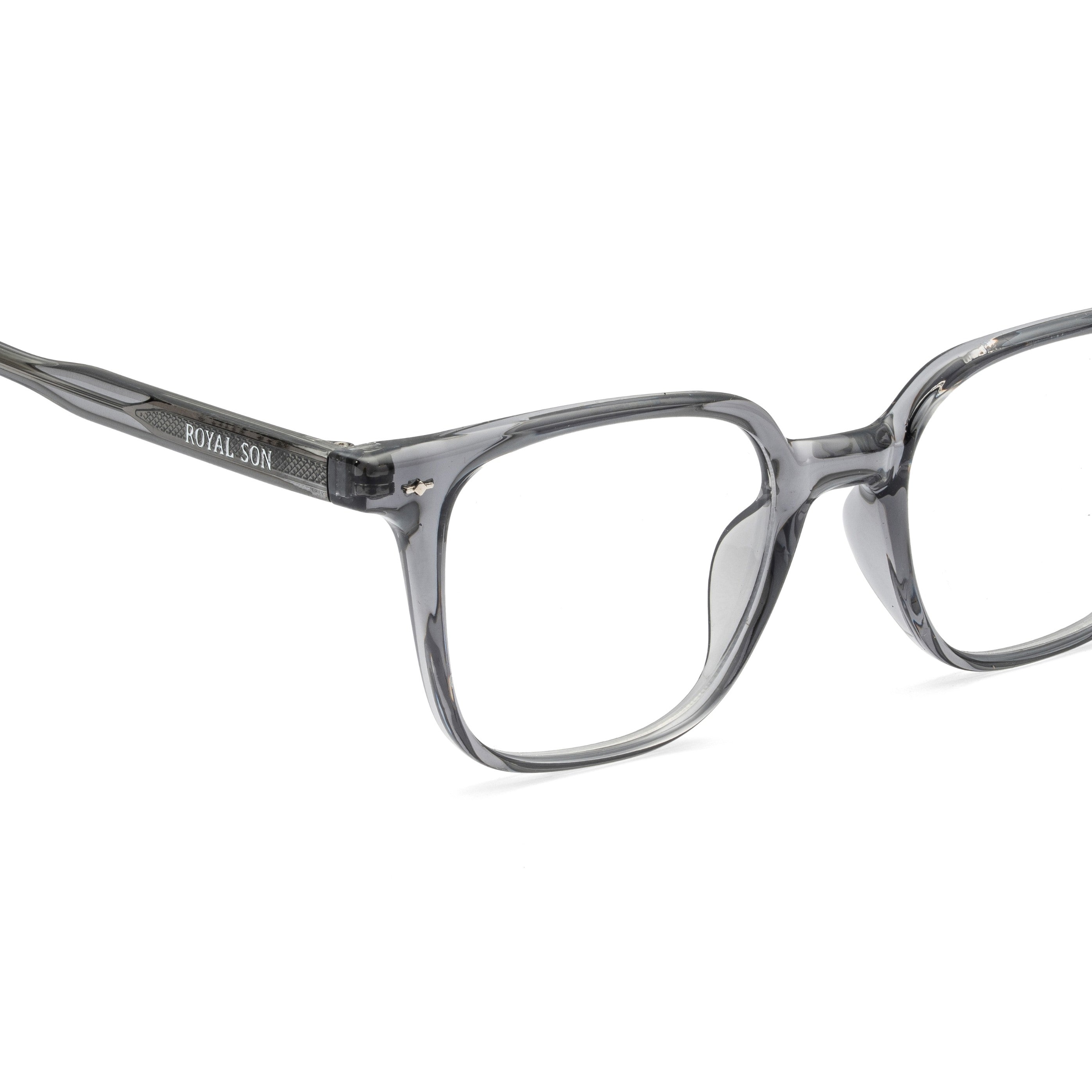 Royal Son Square Anti Glare Spectacles Frames For Men & Women – SF-RS1112-C2