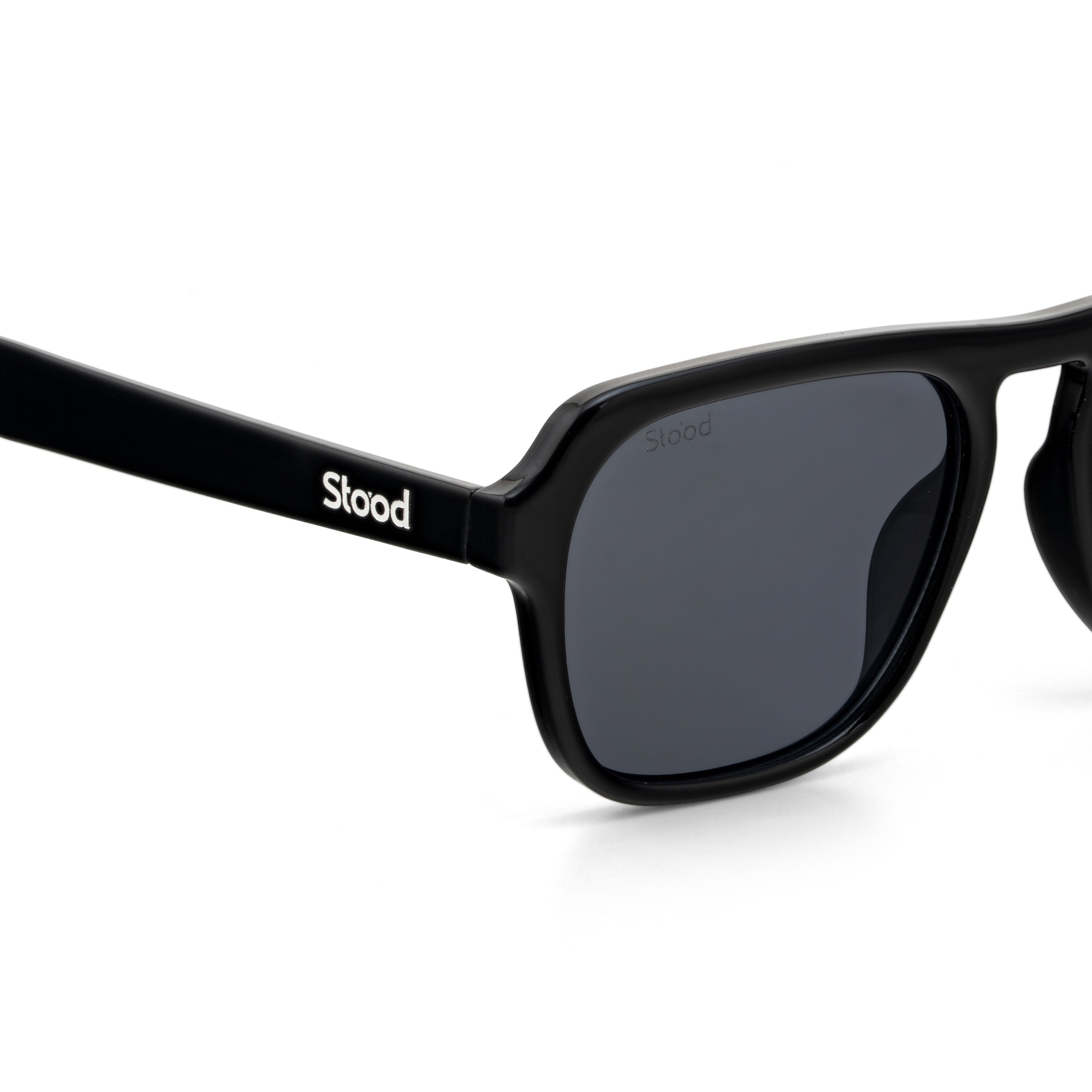 Stood Retro Square Black UV Protection Sunglasses For Men & Women Stylish – SG-STD0024-C1
