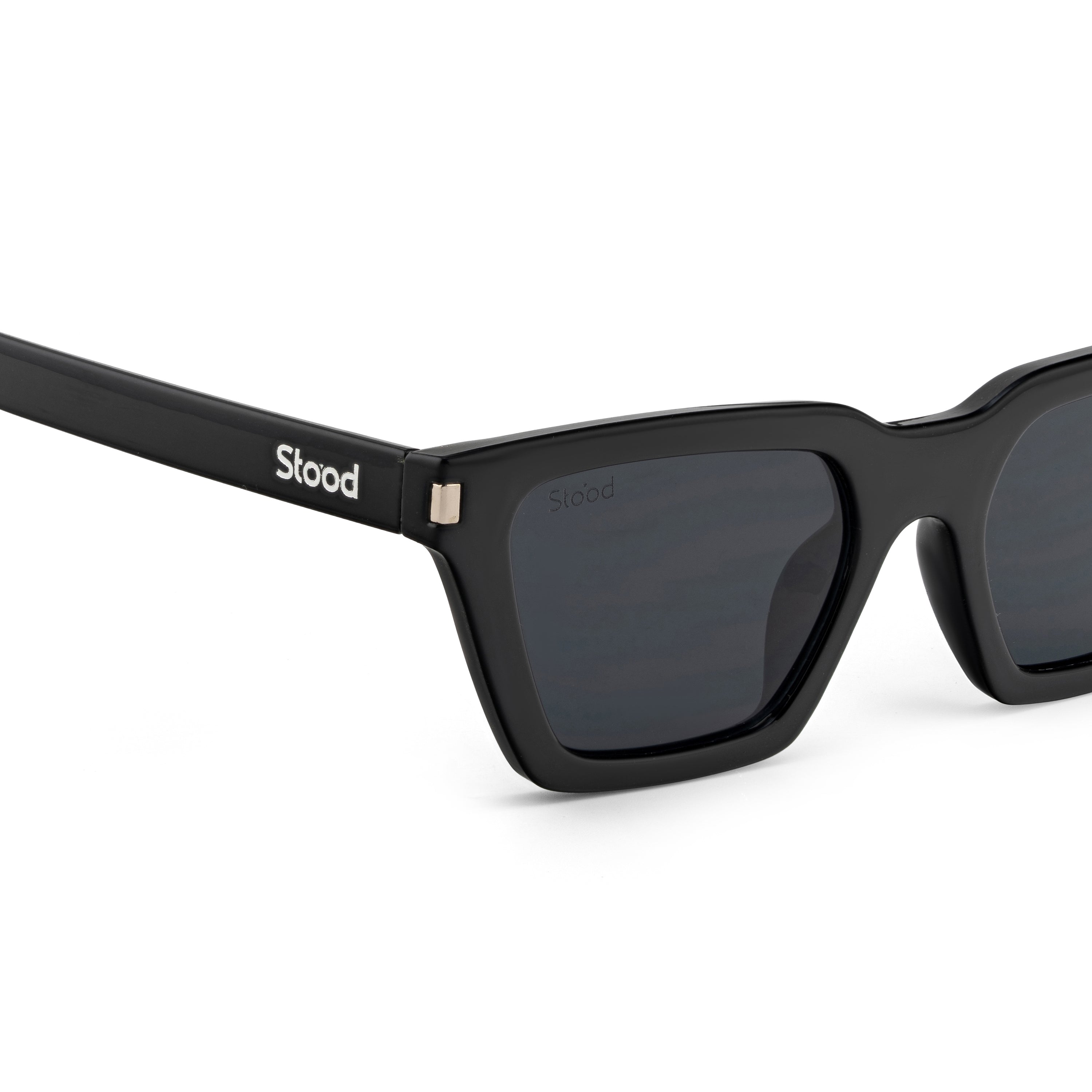 Stood Cat Eye Square Black UV Protection Sunglasses For Men & Women Stylish – SG-STD0012-C1