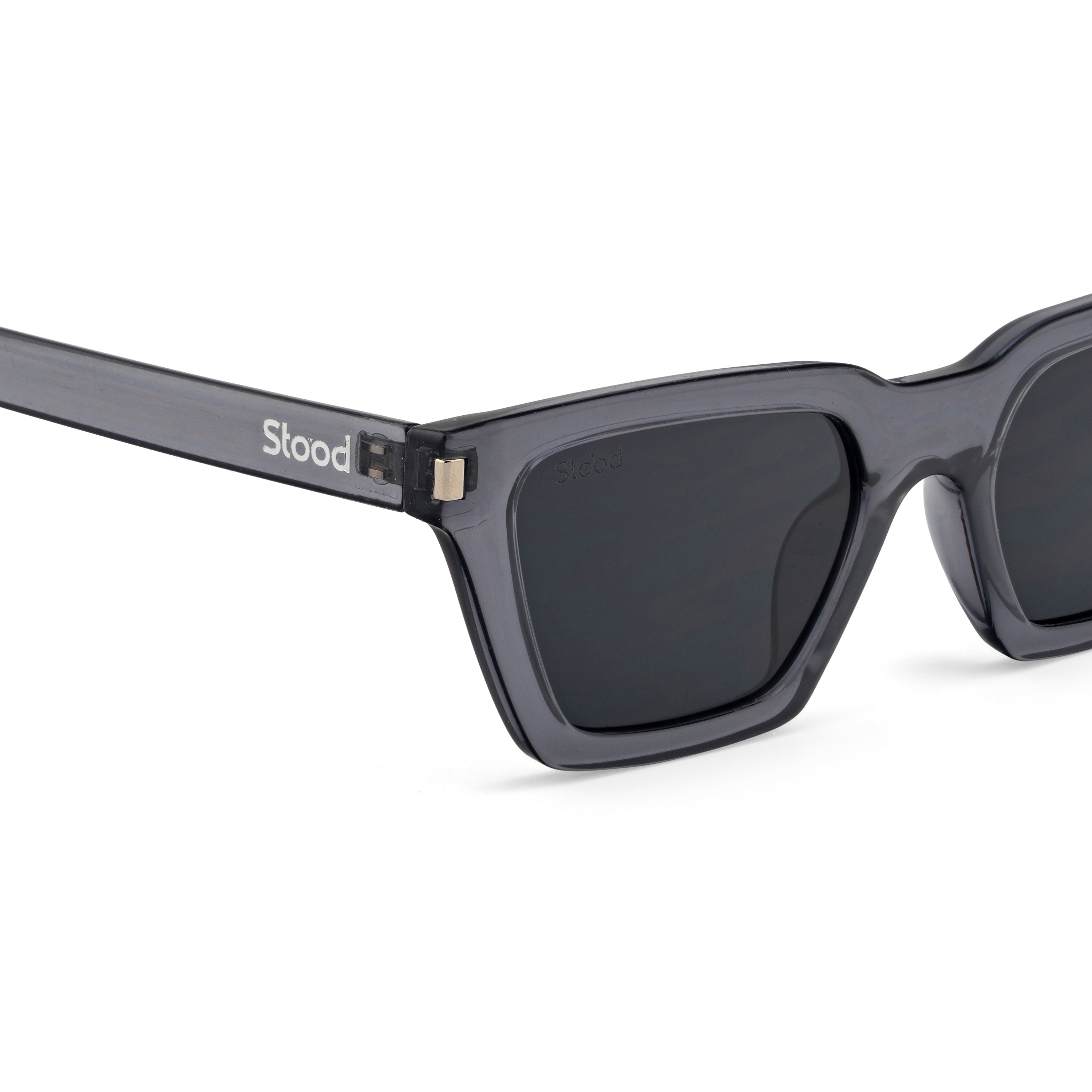 Stood Cat Eye Square Black UV Protection Chashma For Men & Women New Style – SG-STD0012-C2