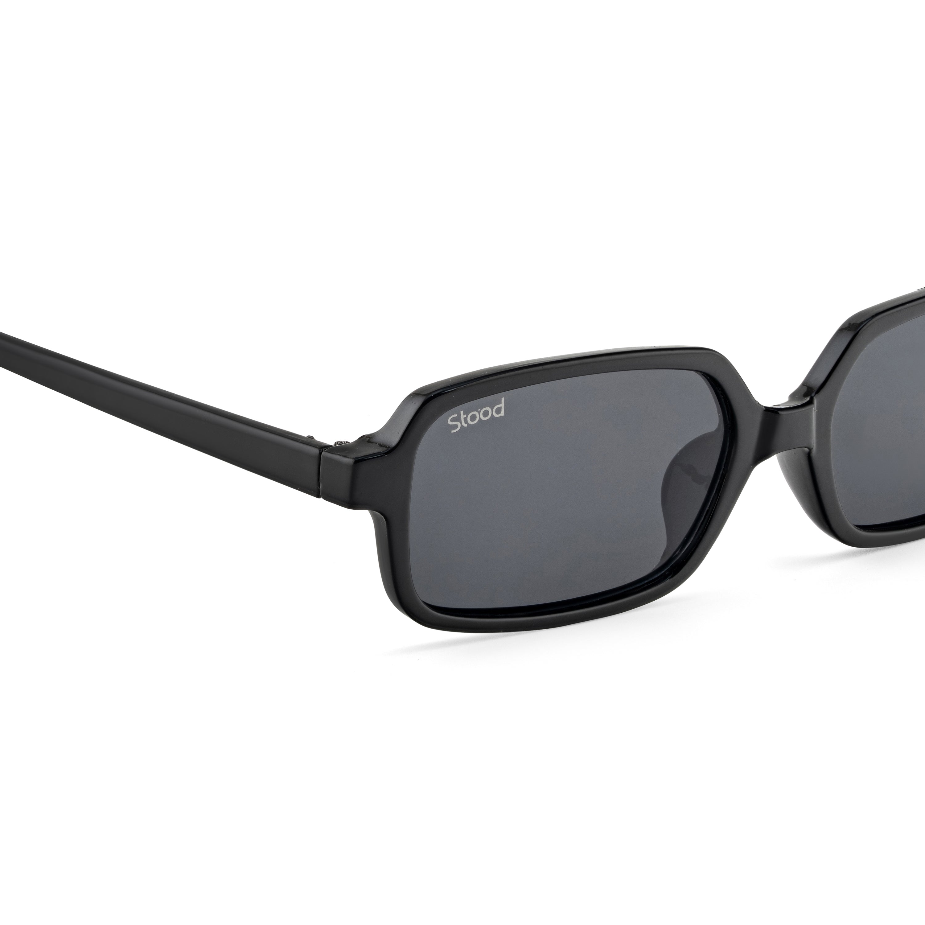 Stood Retro Square Black UV Protection Sunglasses For Men & Women Stylish – SG-STD0018-C1