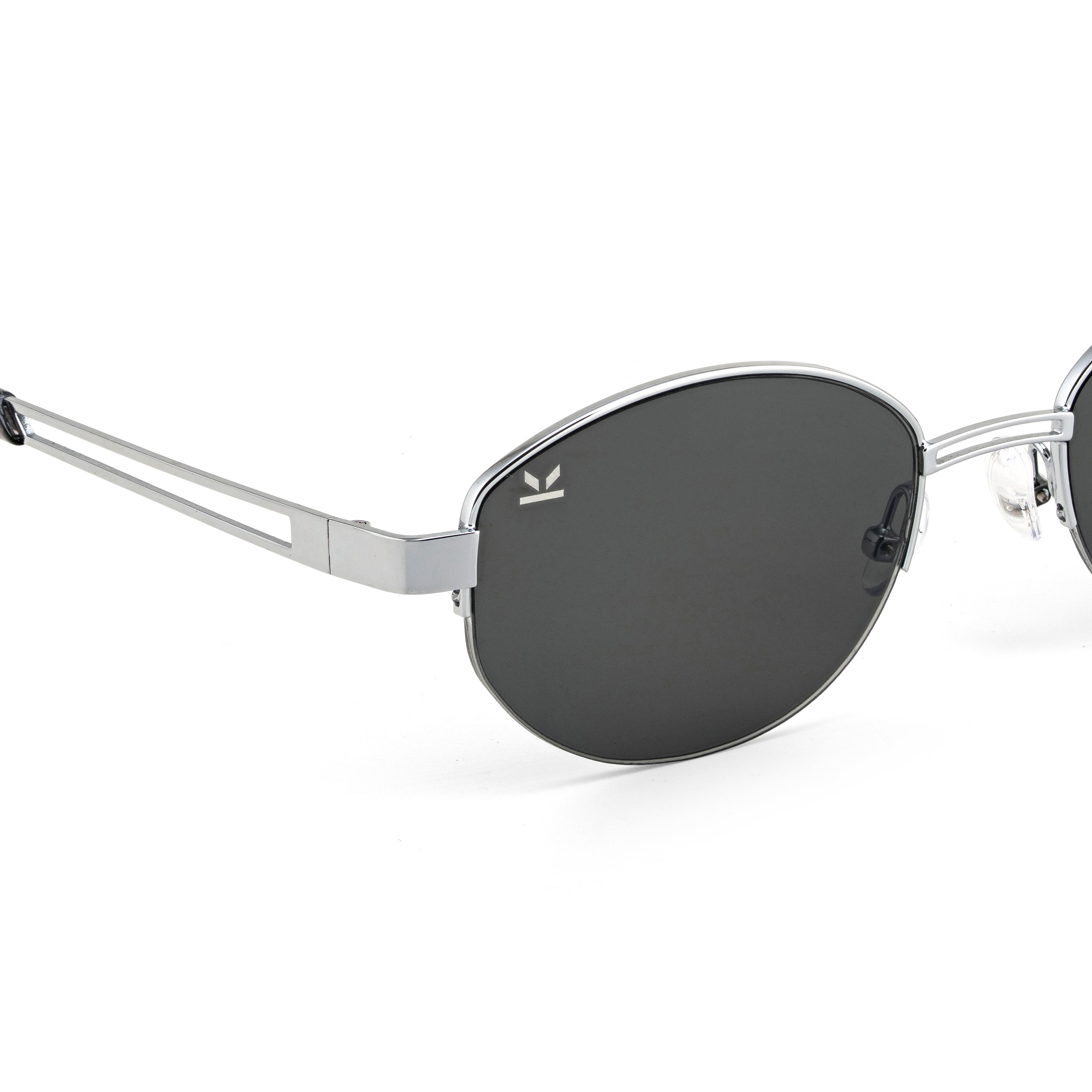 Perkey Oval UV Protection Sunglasses For Men & Women Stylish – PRKY0022-C1