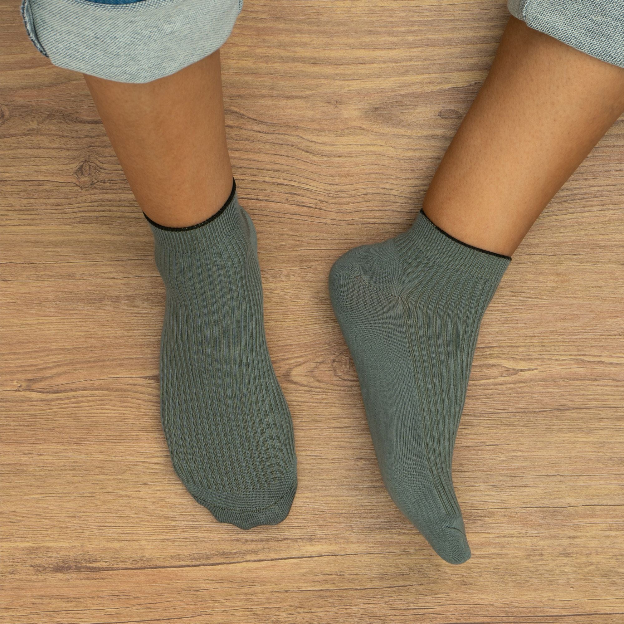 Royal Son Men Women Ankle Length Socks - 5 Pack - SC104-C1