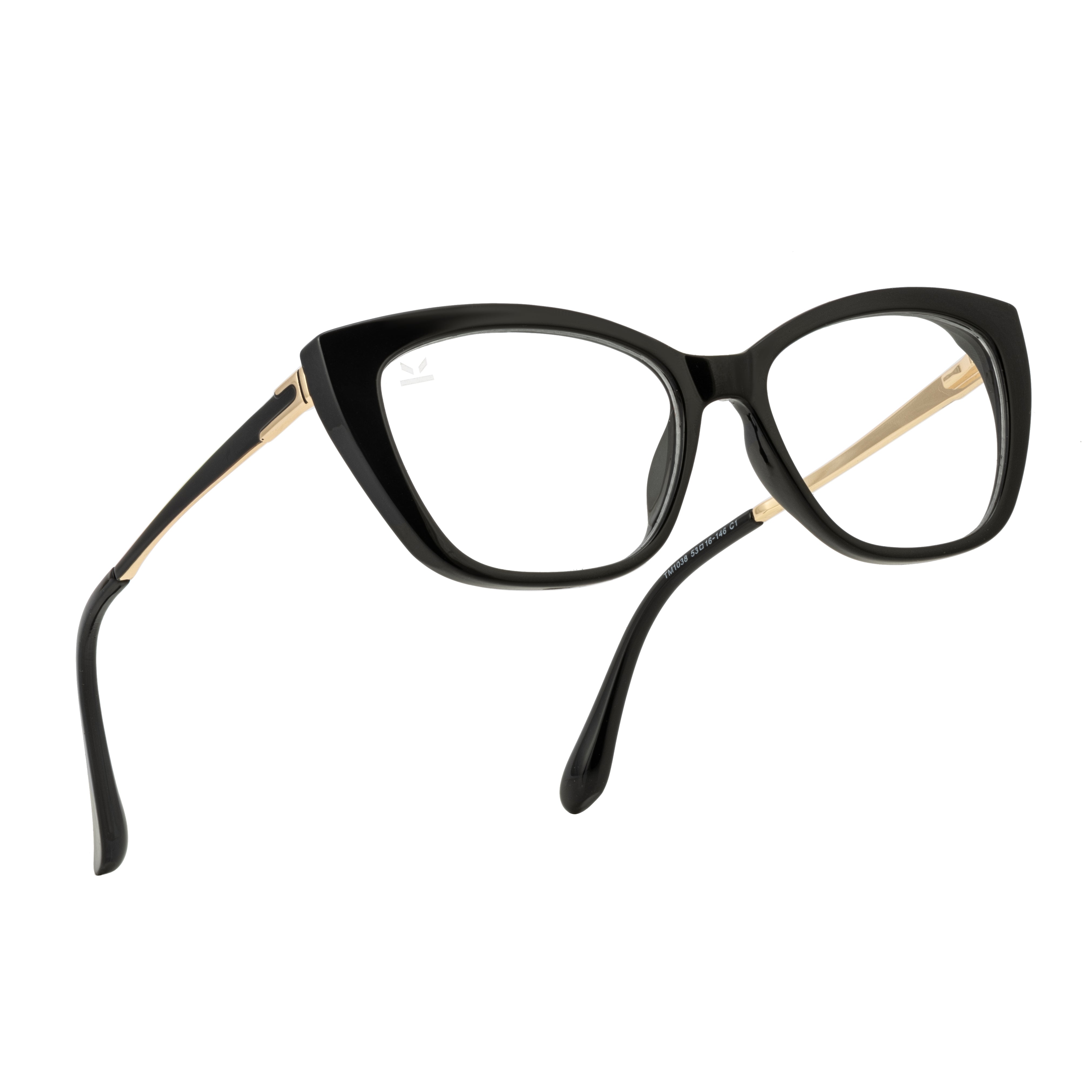 PERKEY Full Rim Cat Eye Bold Eyeglass Frame For Women - OPTL0024-C1