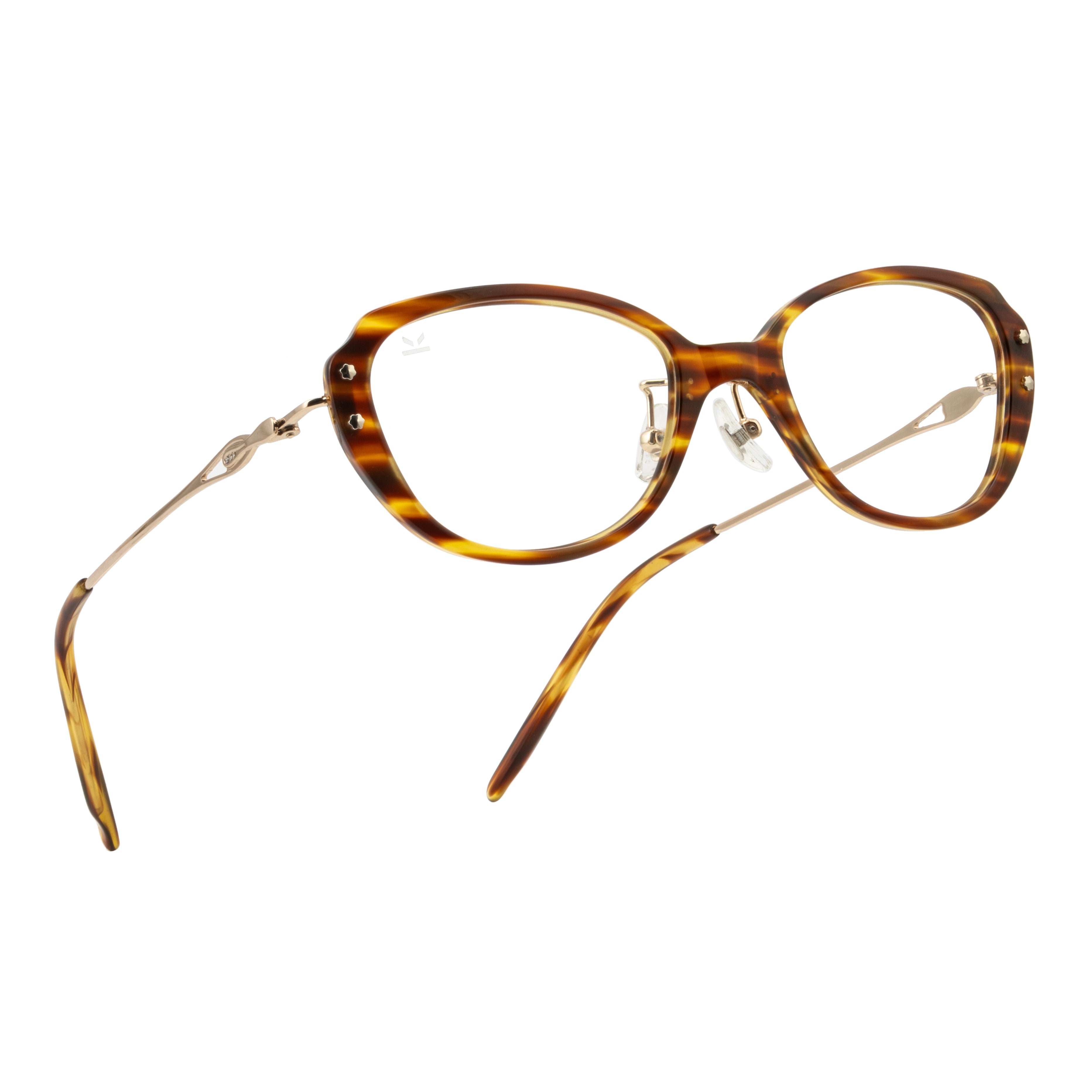 PERKEY Full Rim Oval Glossy Small Spectacles For Women - OPTL0025-C3
