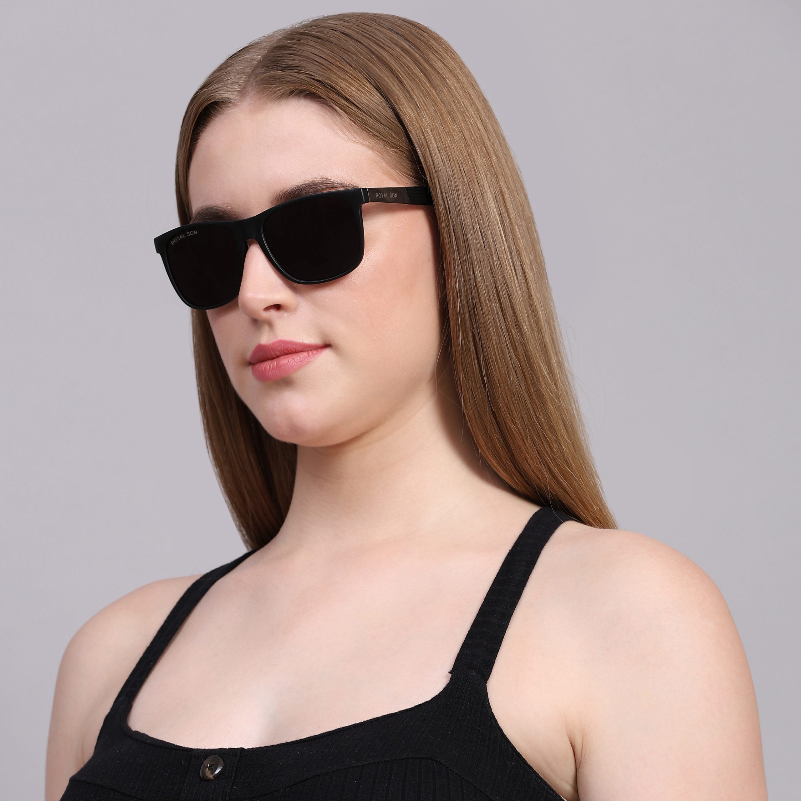 Royal Son Square Polarized Men Women Sunglasses - CHI00121-C1