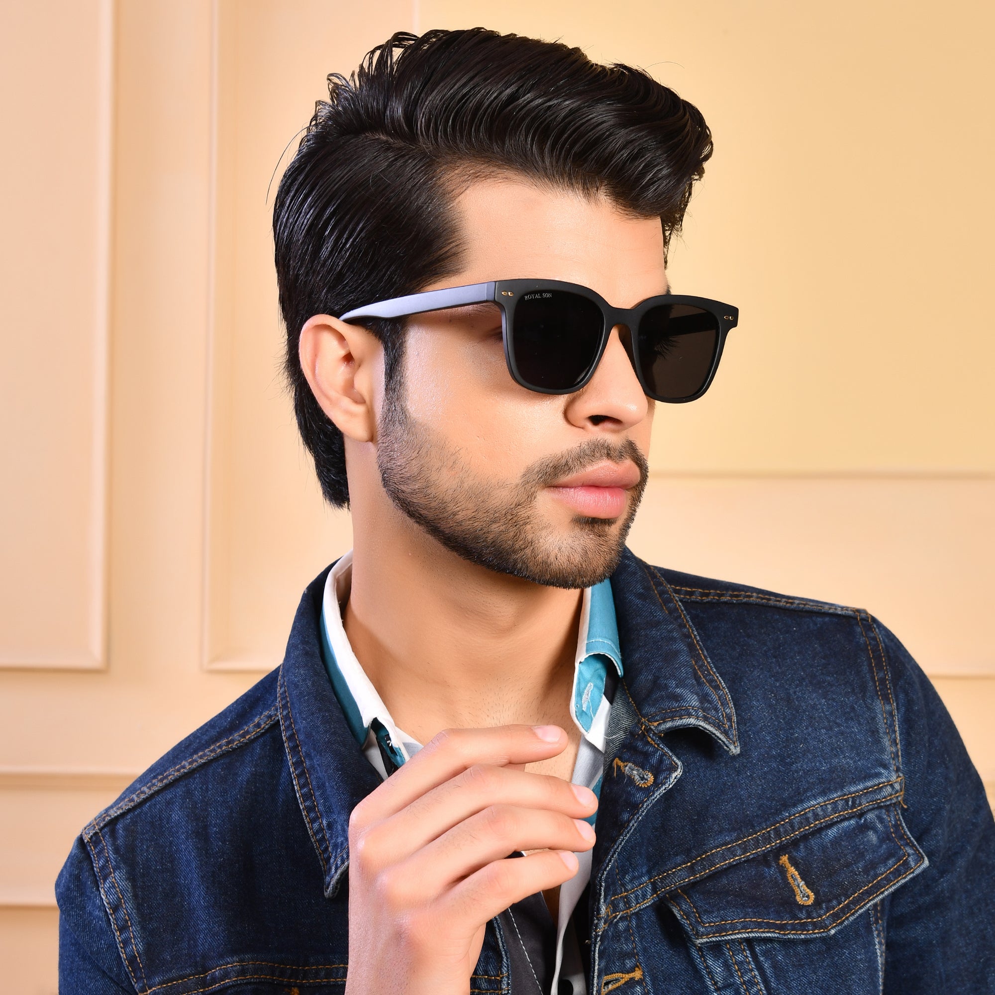 Royal Son Square UV Protection Men Women Sunglasses - CHI00127-C5