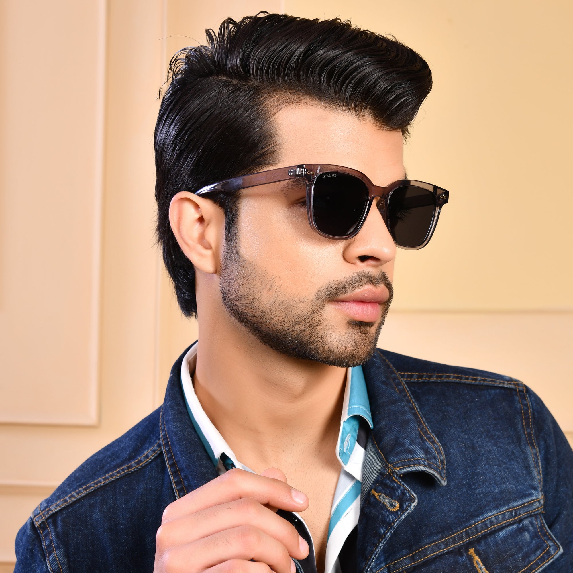 Royal Son Square UV Protection Men Women Sunglasses - CHI00127-C6