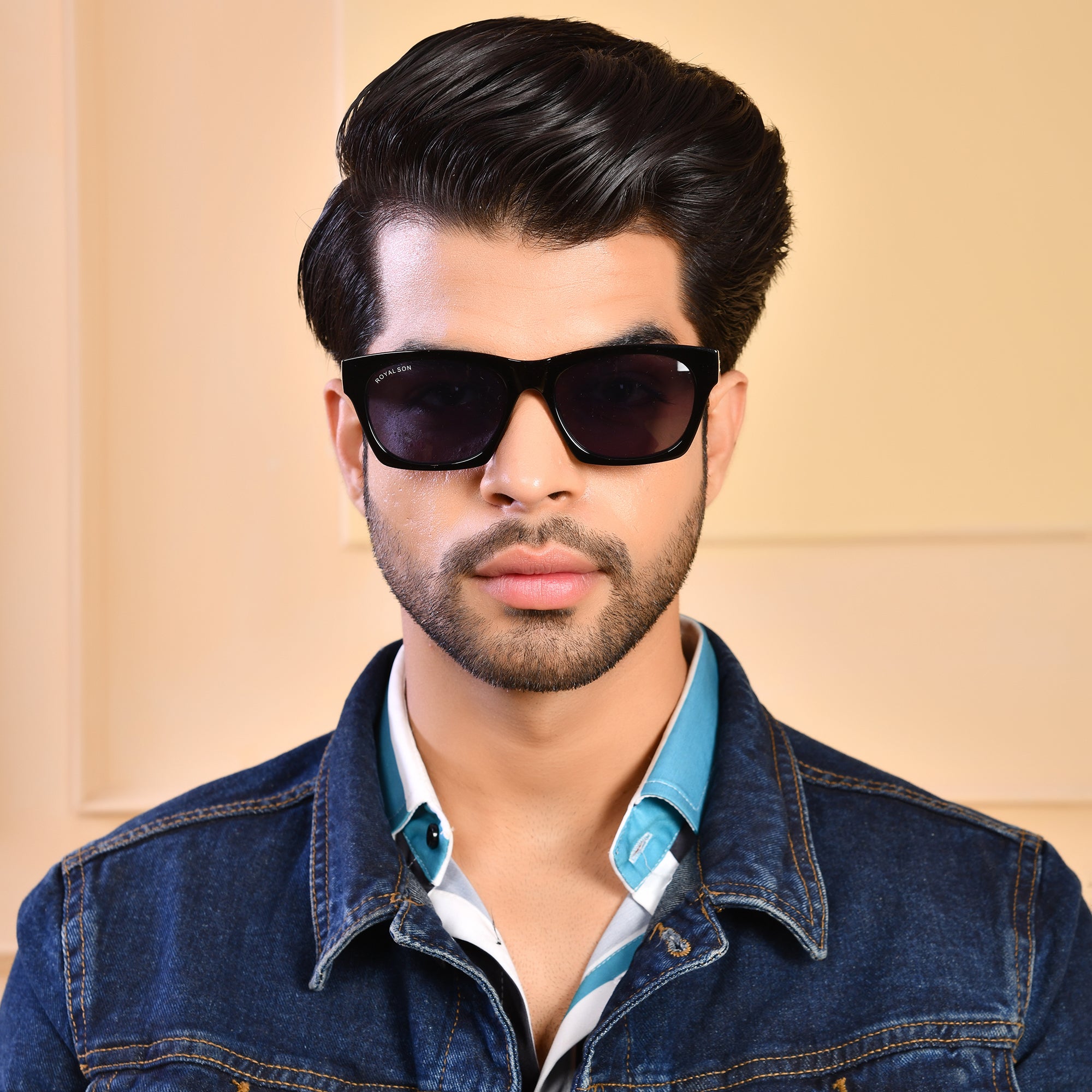 Royal Son Oversized Black UV Protection Coolers Sunglasses Men Women - CHI00167-C1