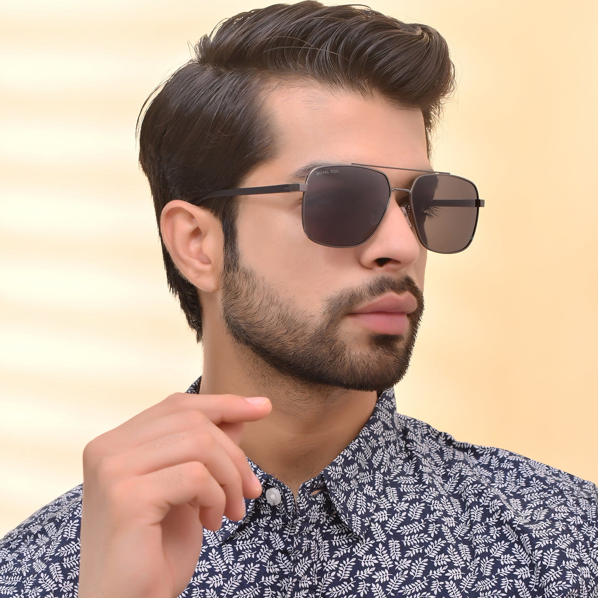 Royal Son Square Polarized Men Women Sunglasses - CHI0049
