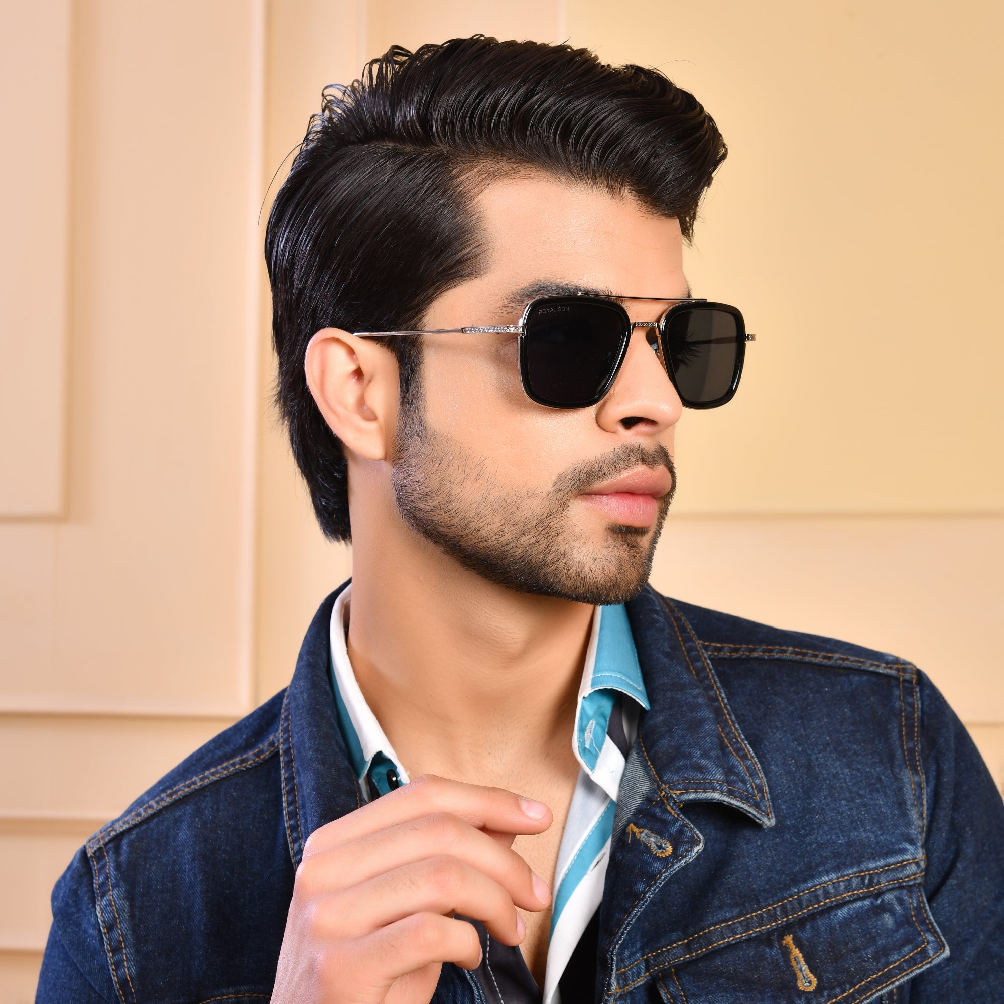 Royal Son Square UV Protected Men Women Sunglasses - CHI0071