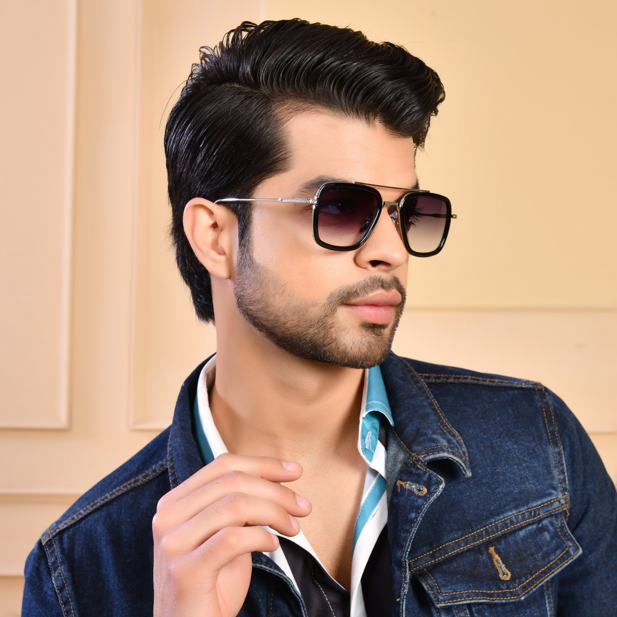 Royal Son Square UV Protected Men Women Sunglasses - CHI0072