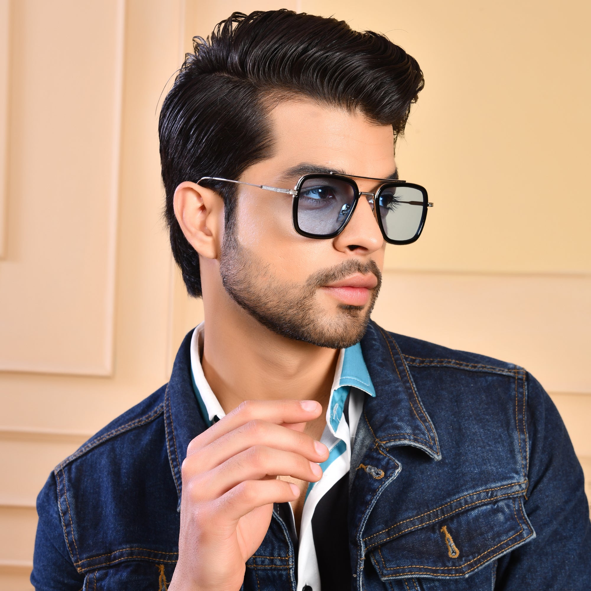 Royal Son Square UV Protected Men Women Sunglasses - CHI0074
