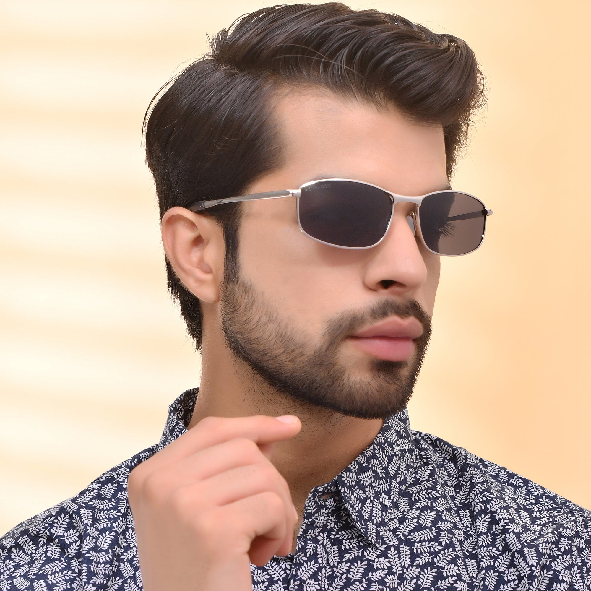 Royal Son Wrap-Around Polarized Men Sunglasses - CHI0083-C1