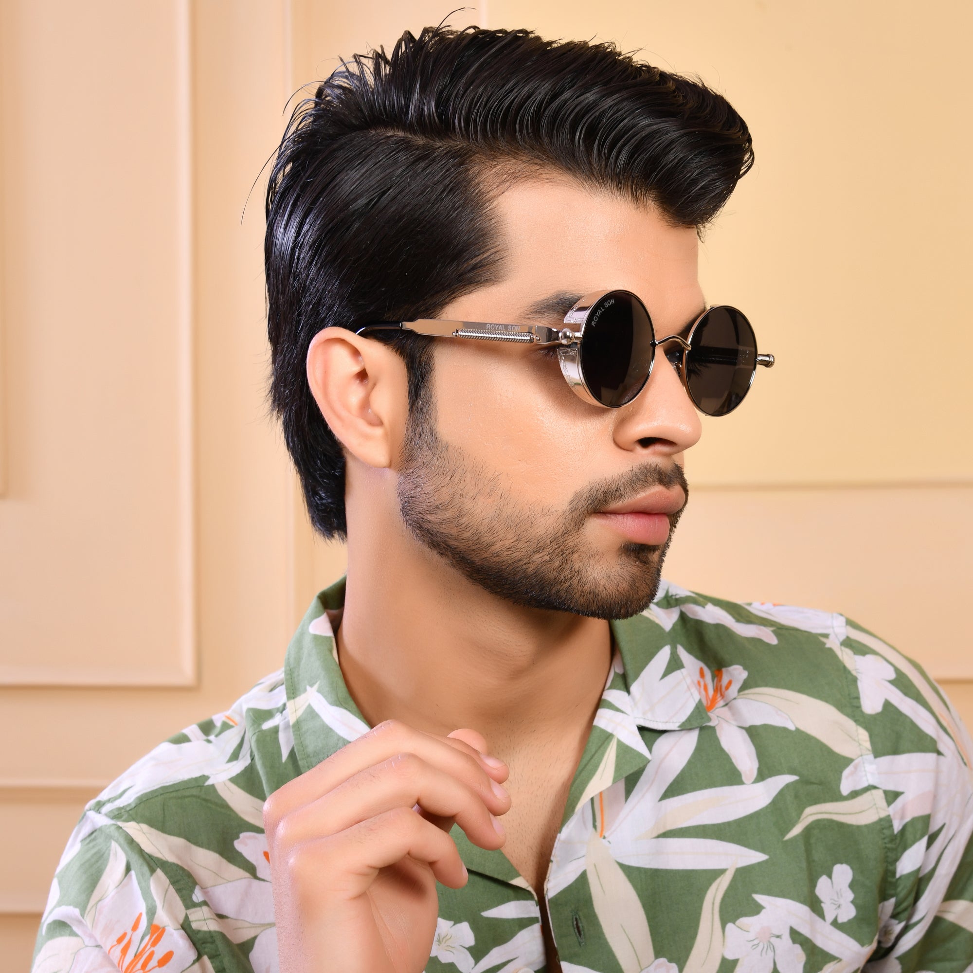 Royal Son Round Polarized Men Women Sunglasses - CHI0084-C1