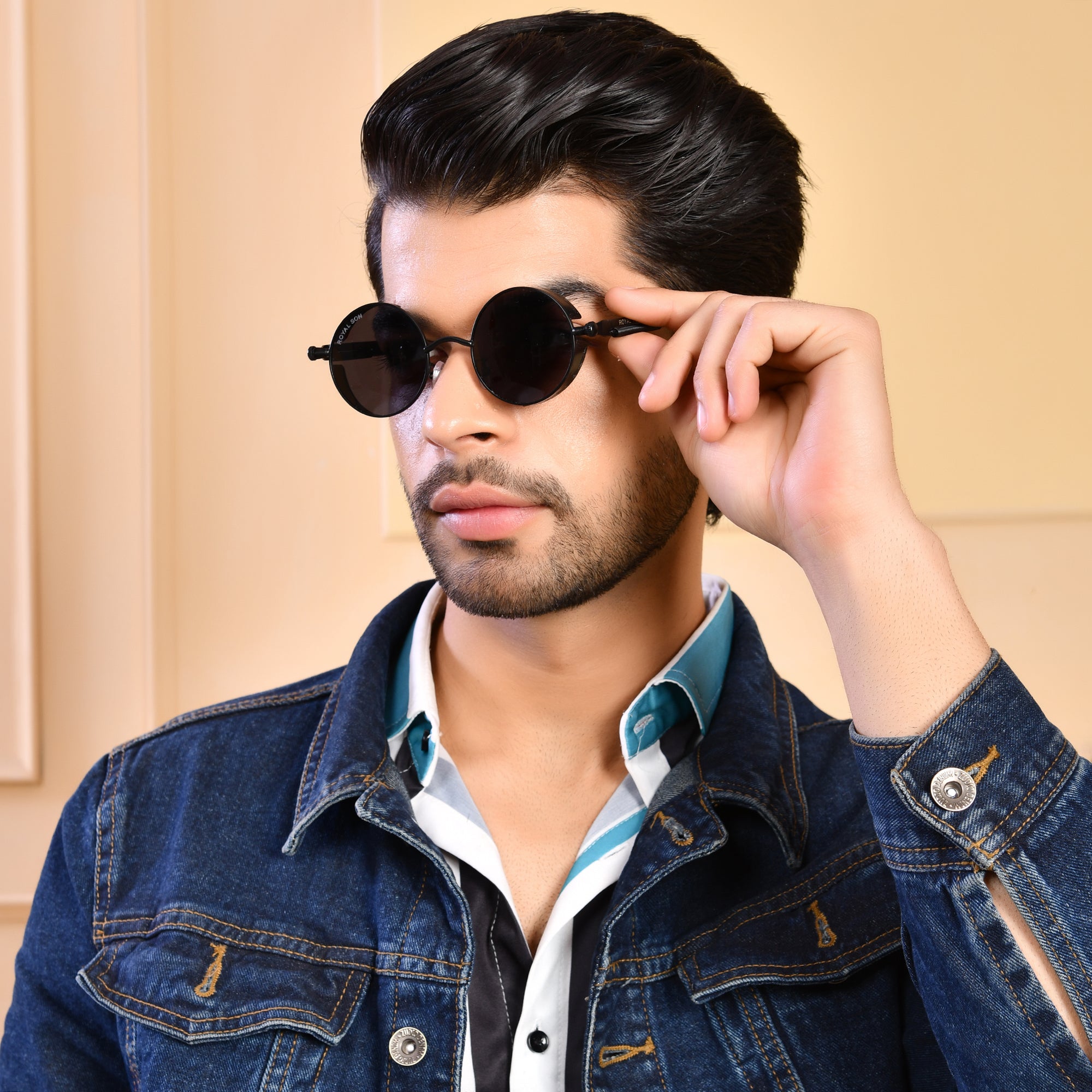 Royal Son Round Polarized Men Women Sunglasses - CHI0084-C2