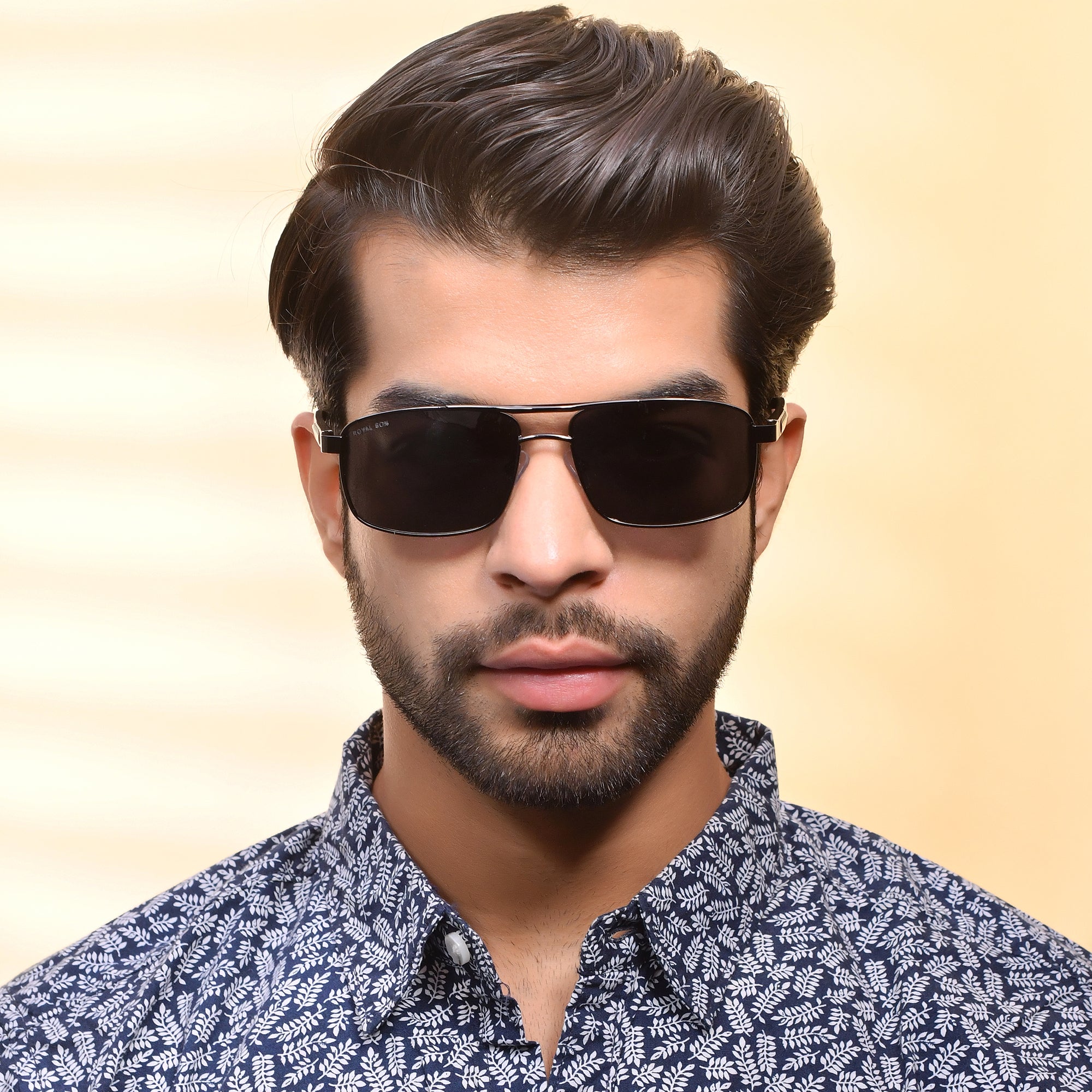 Royal Son Rectangular Polarized Men Sunglasses - CHI0085-C1