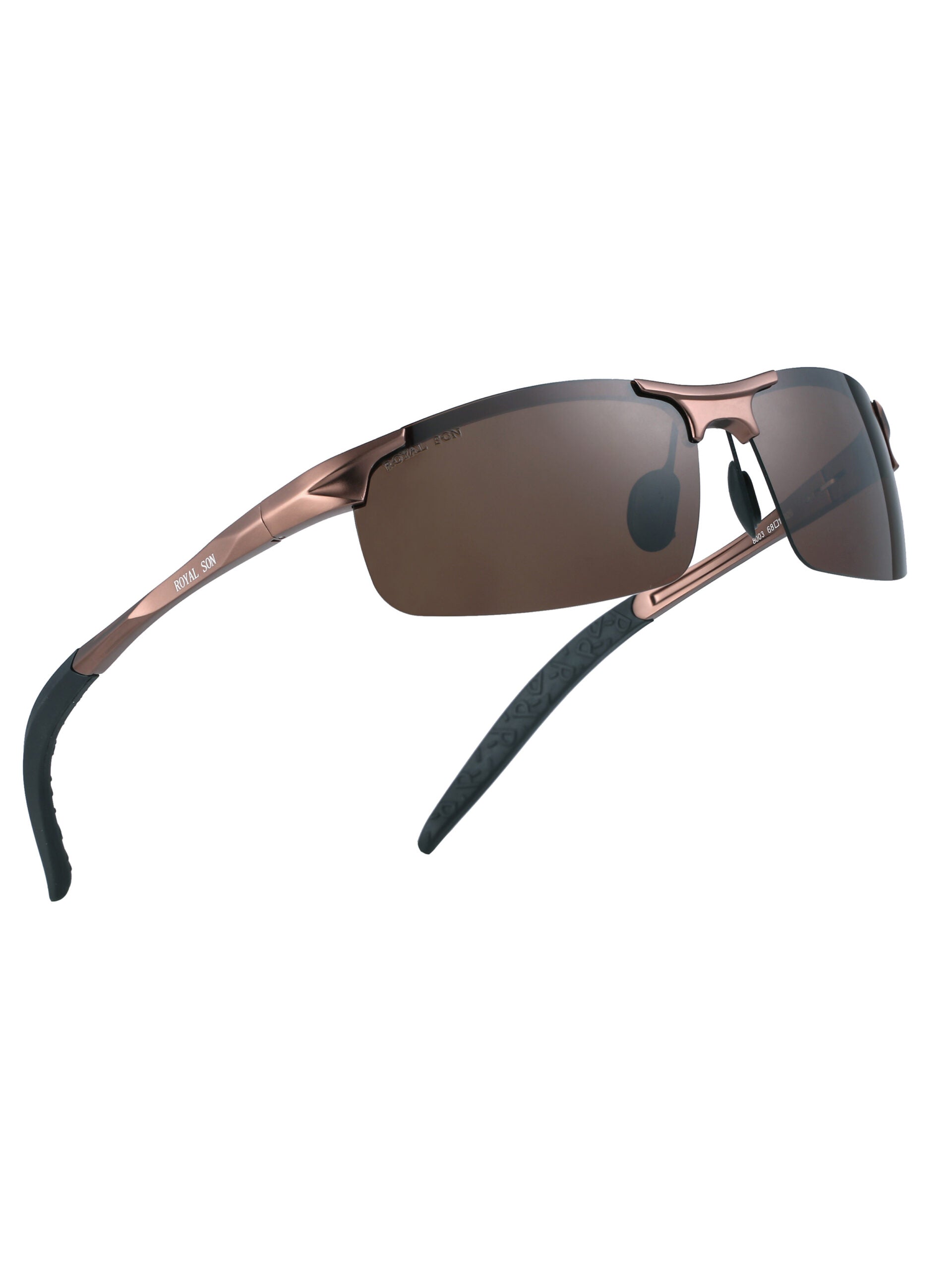 Royal Son Wrap-Around Polarized Men Sunglasses - CHI0094-C3