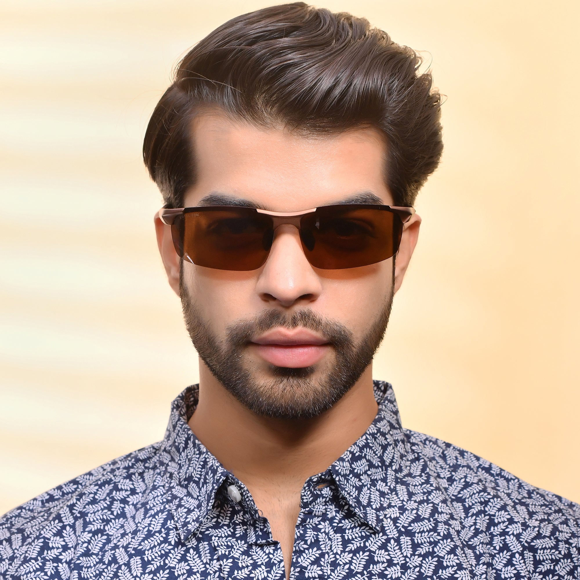 Royal Son Wrap-Around Polarized Men Sunglasses - CHI0094-C3