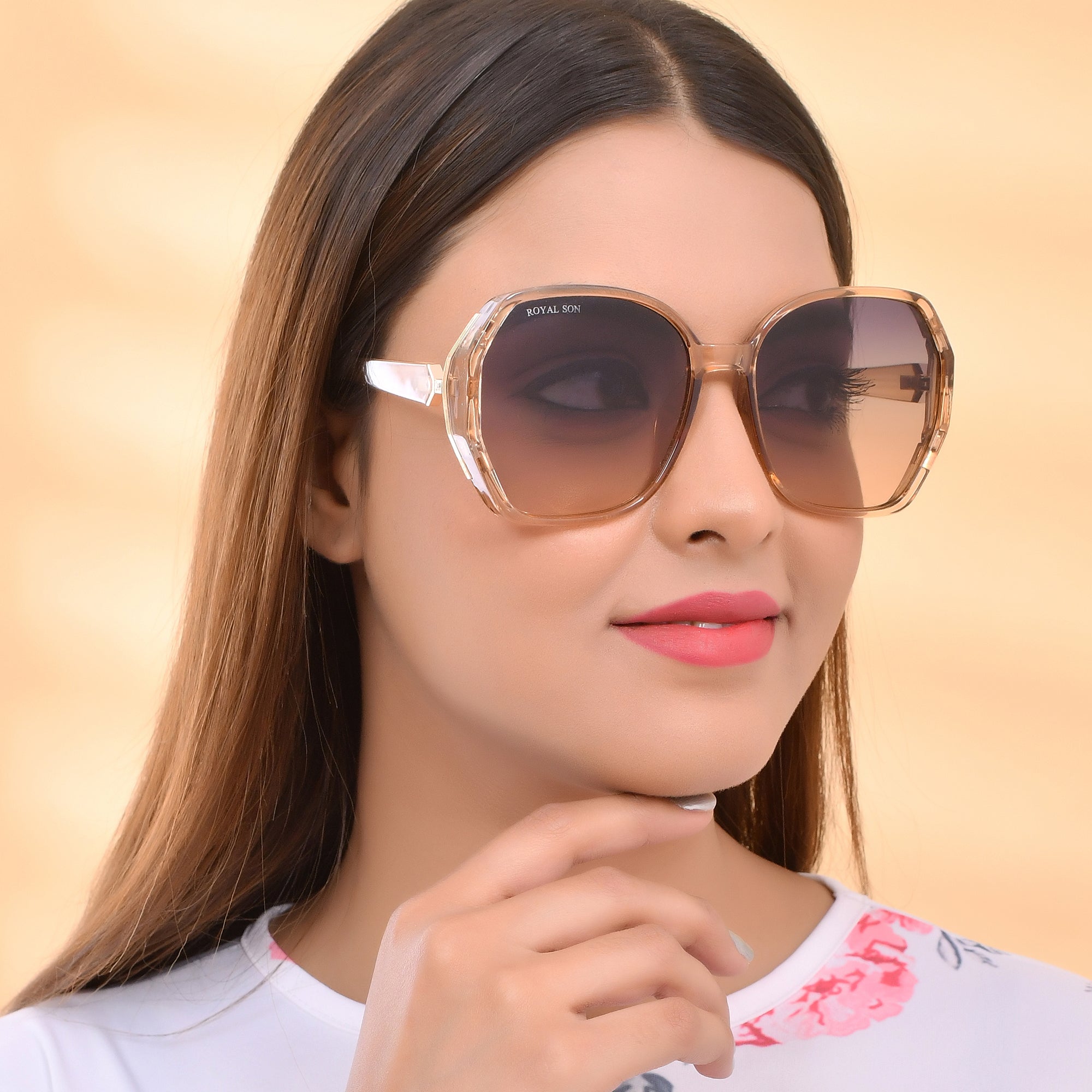 Royal Son Oversized Butterfly UV Protected Women Sunglasses - CHIWM00114-C3