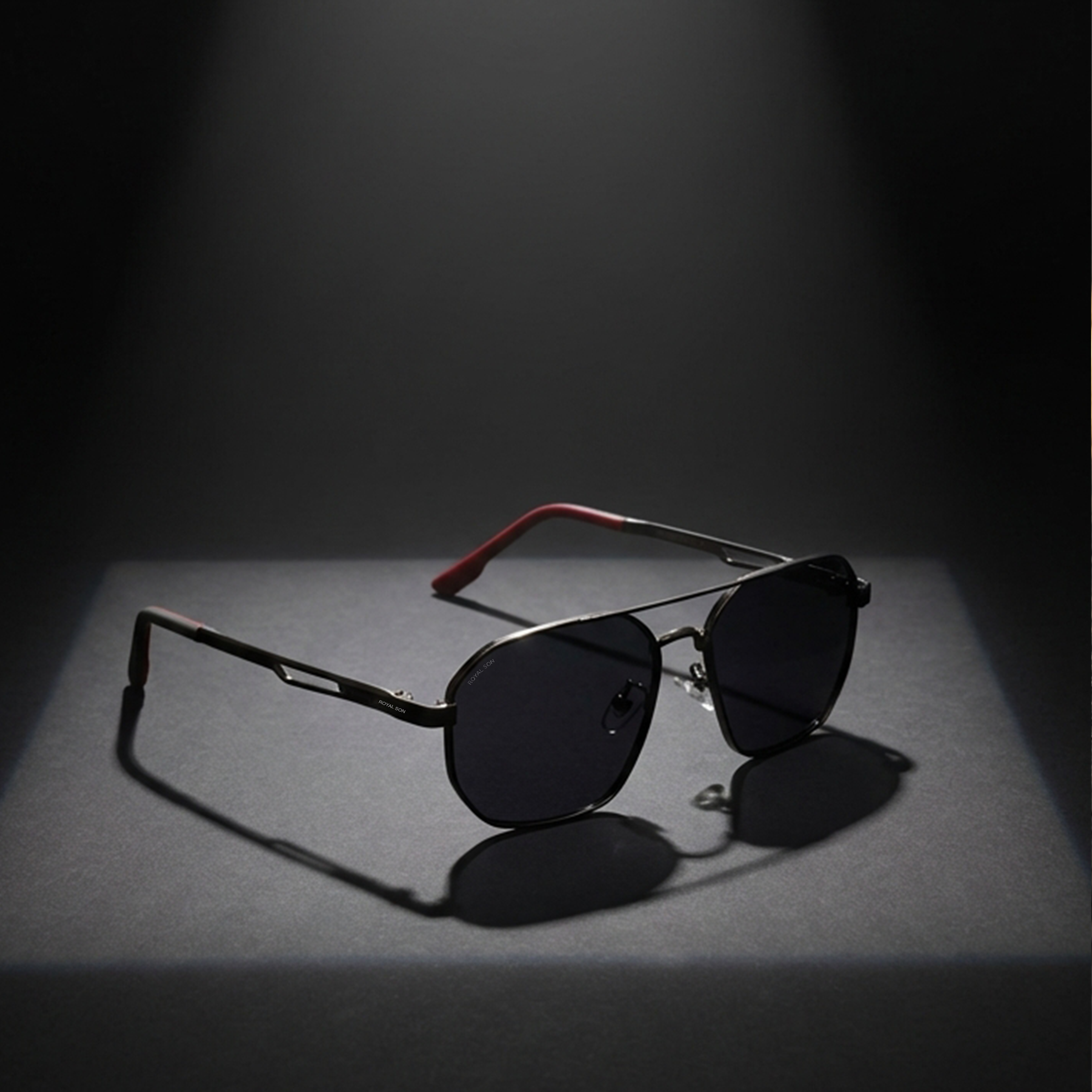 Royal Son Retro Square Polarized UV Protection Sunglasses For Men & Women Stylish – SG-RS1114-C1