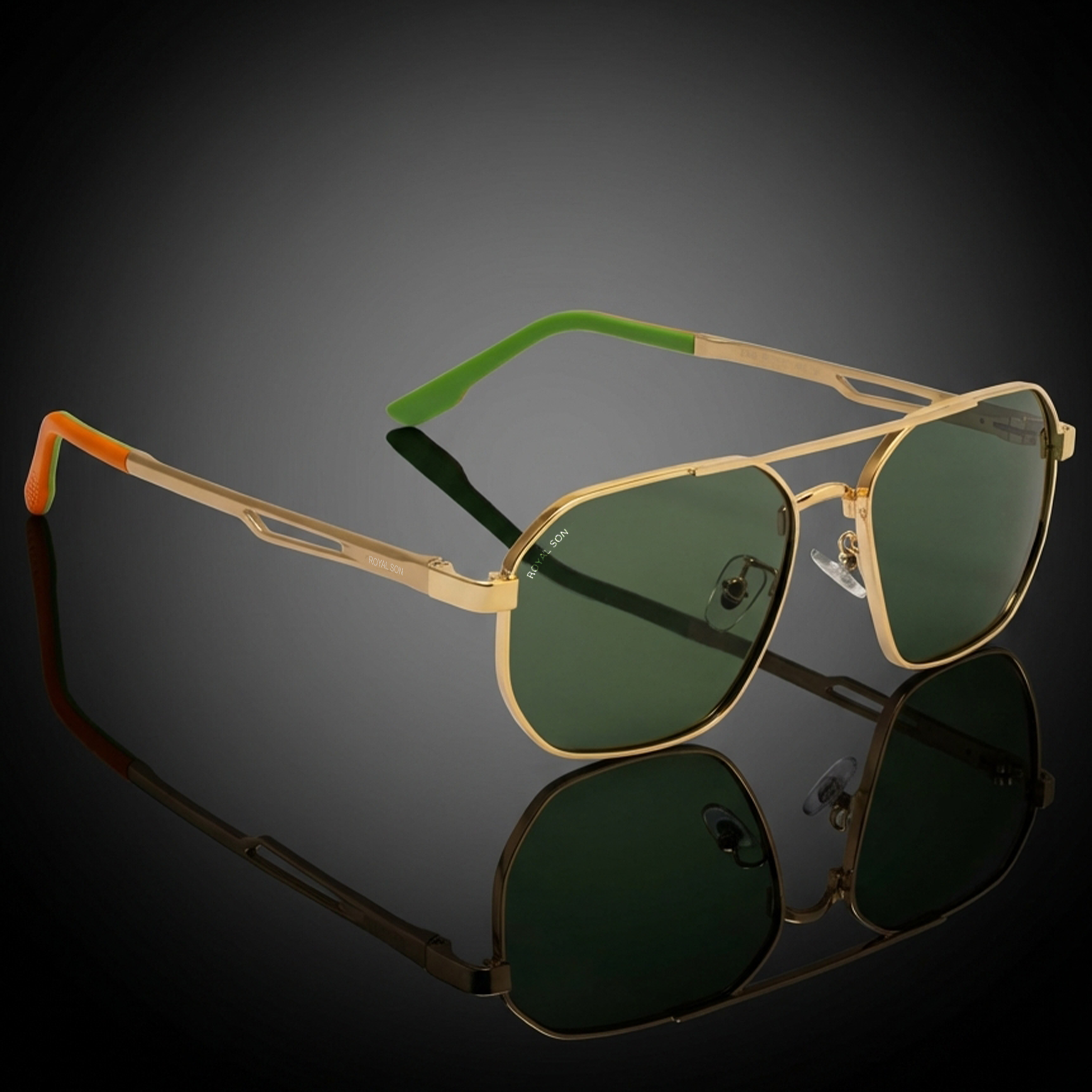 Royal Son Retro Square Polarized UV Protection Goggles For Men & Women Sunglasses – SG-RS1114-C3