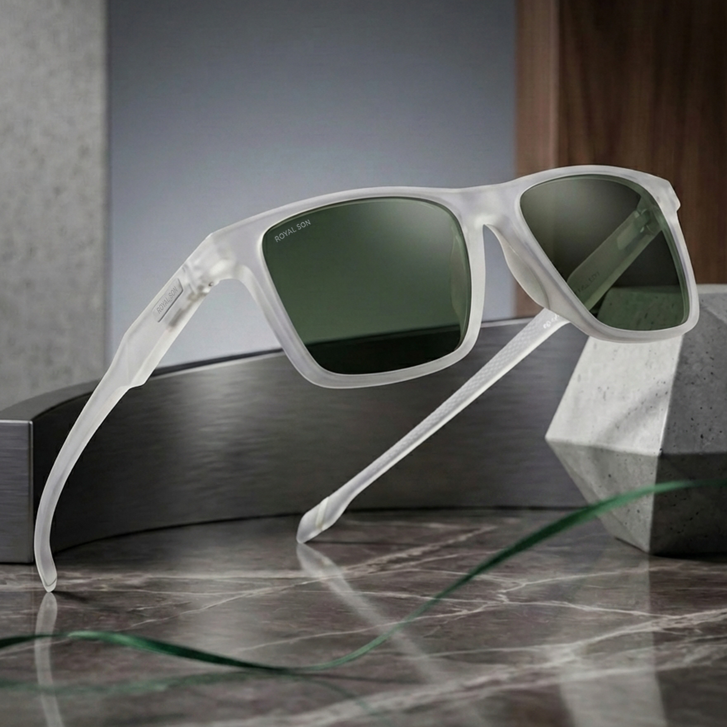 Royal Son Green Cooling Polarized Sunglasses For Women - SG-RS1010-C4