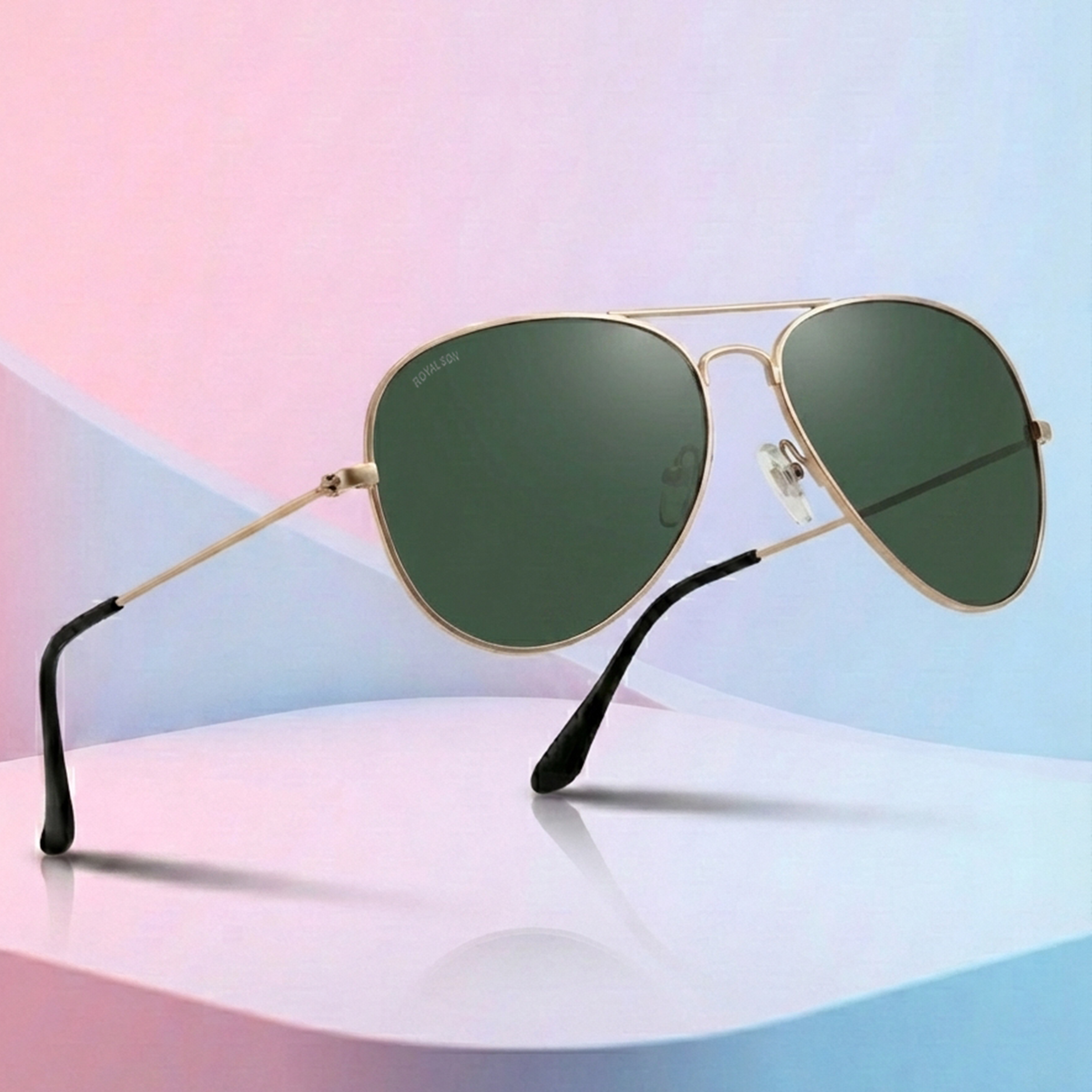 Royal Son Trendy UV Protection Sunglasses for Men & Women - SG-RS7070-C4